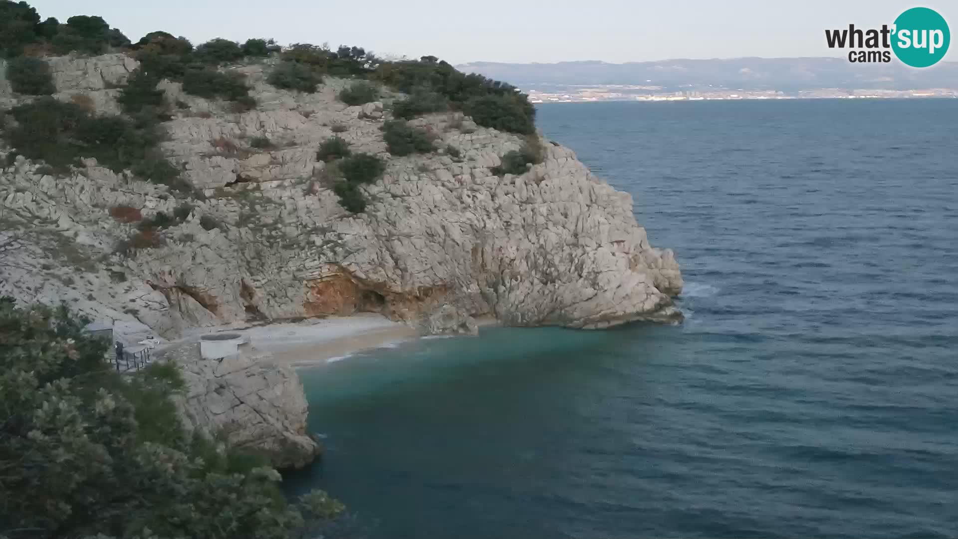Webcam Bersezio spiaggia – Draga di Moschiena – Croazia