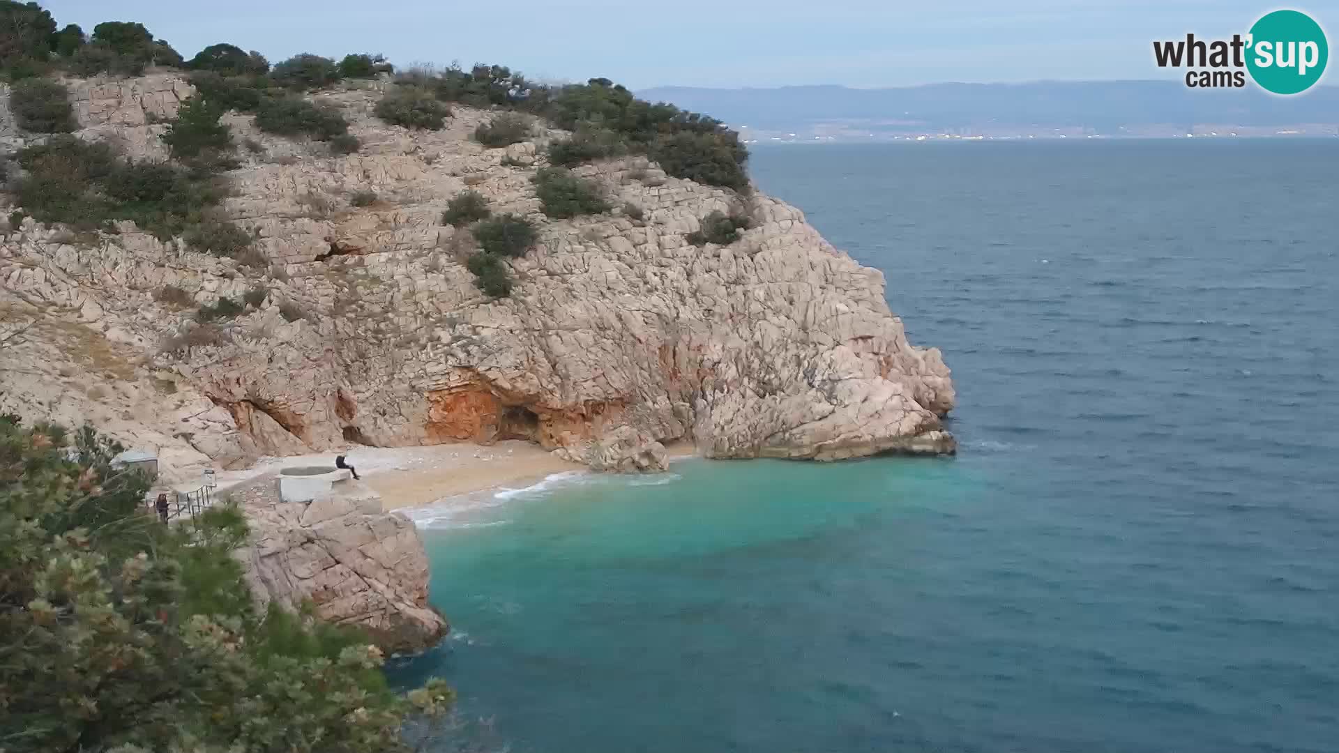 Webcam Brseč beach – Mošćenička Draga – Croatia