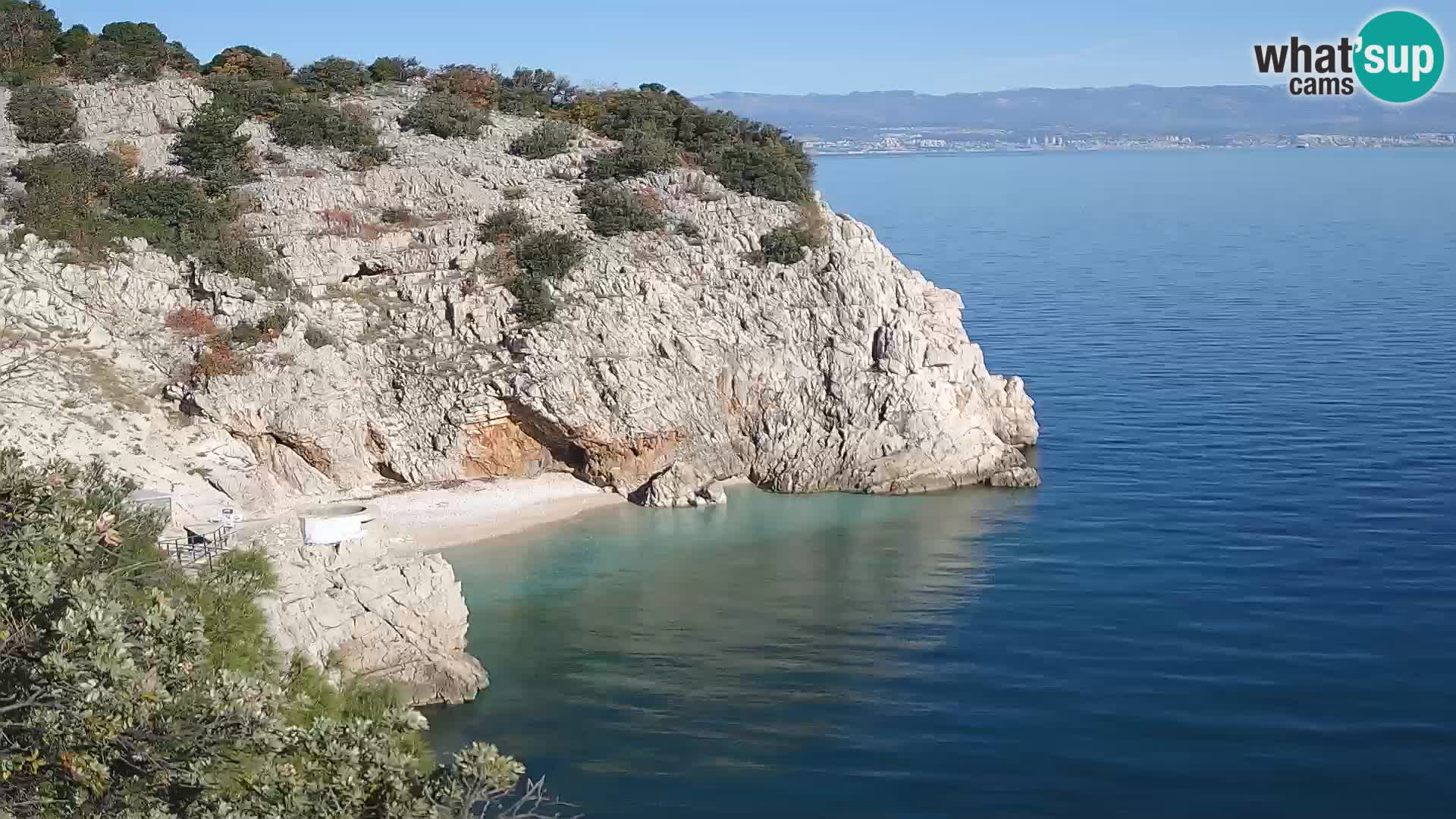 Webcam Brseč beach – Mošćenička Draga – Croatia