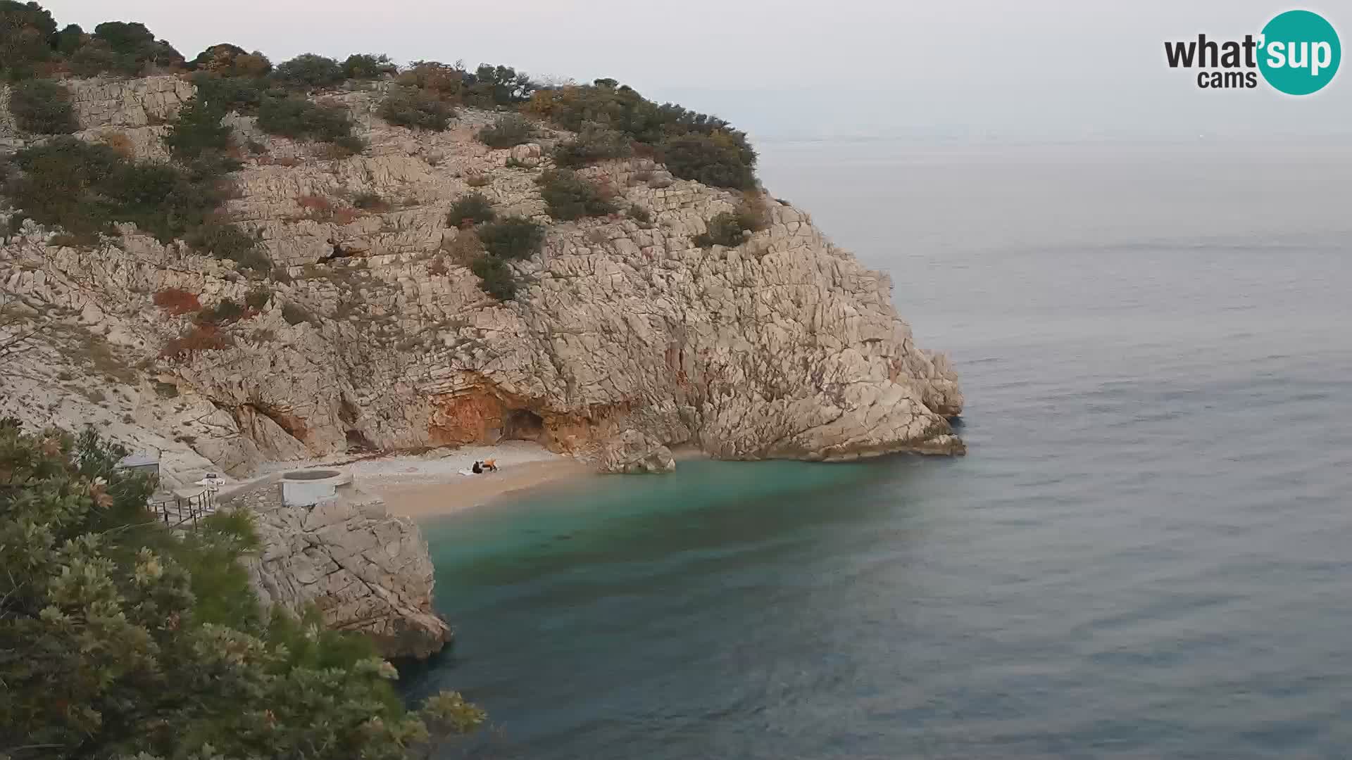 Webcam Brseč Strand – Mošćenička Draga – Kroatien