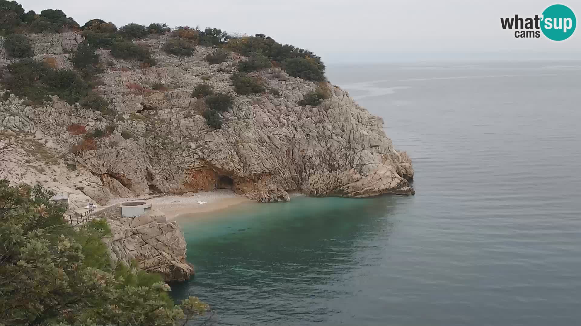 Webcam Brseč beach – Mošćenička Draga – Croatia