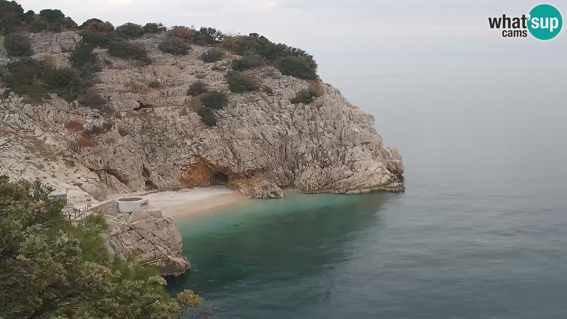 Webcam Bersezio spiaggia – Draga di Moschiena – Croazia
