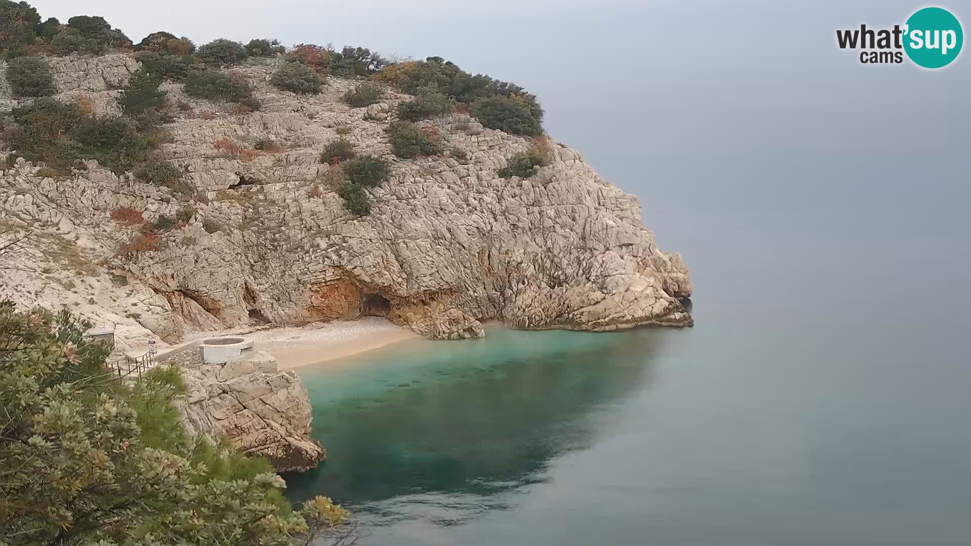 Webcam Brseč beach – Mošćenička Draga – Croatia