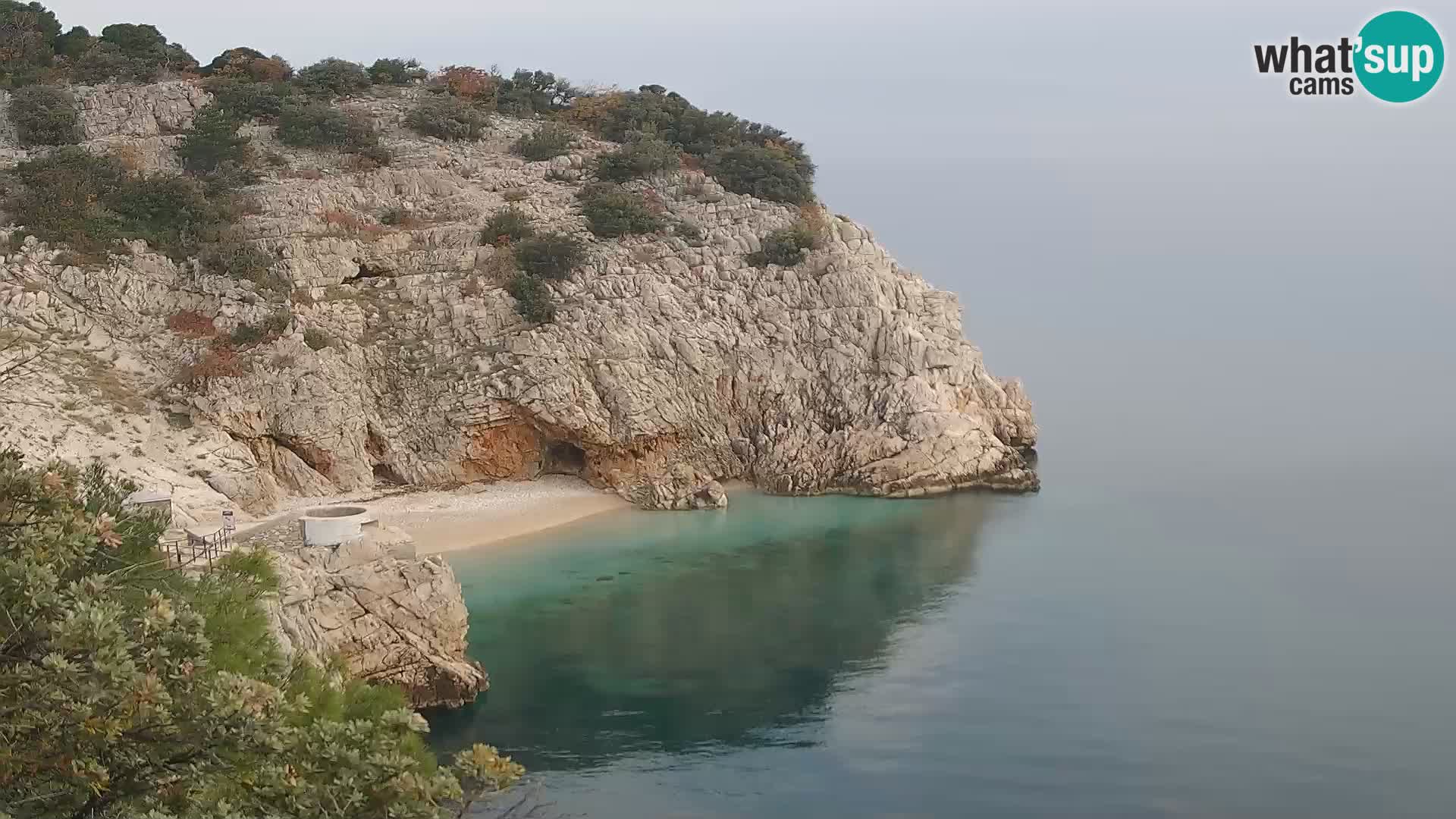 Webcam Brseč Strand – Mošćenička Draga – Kroatien