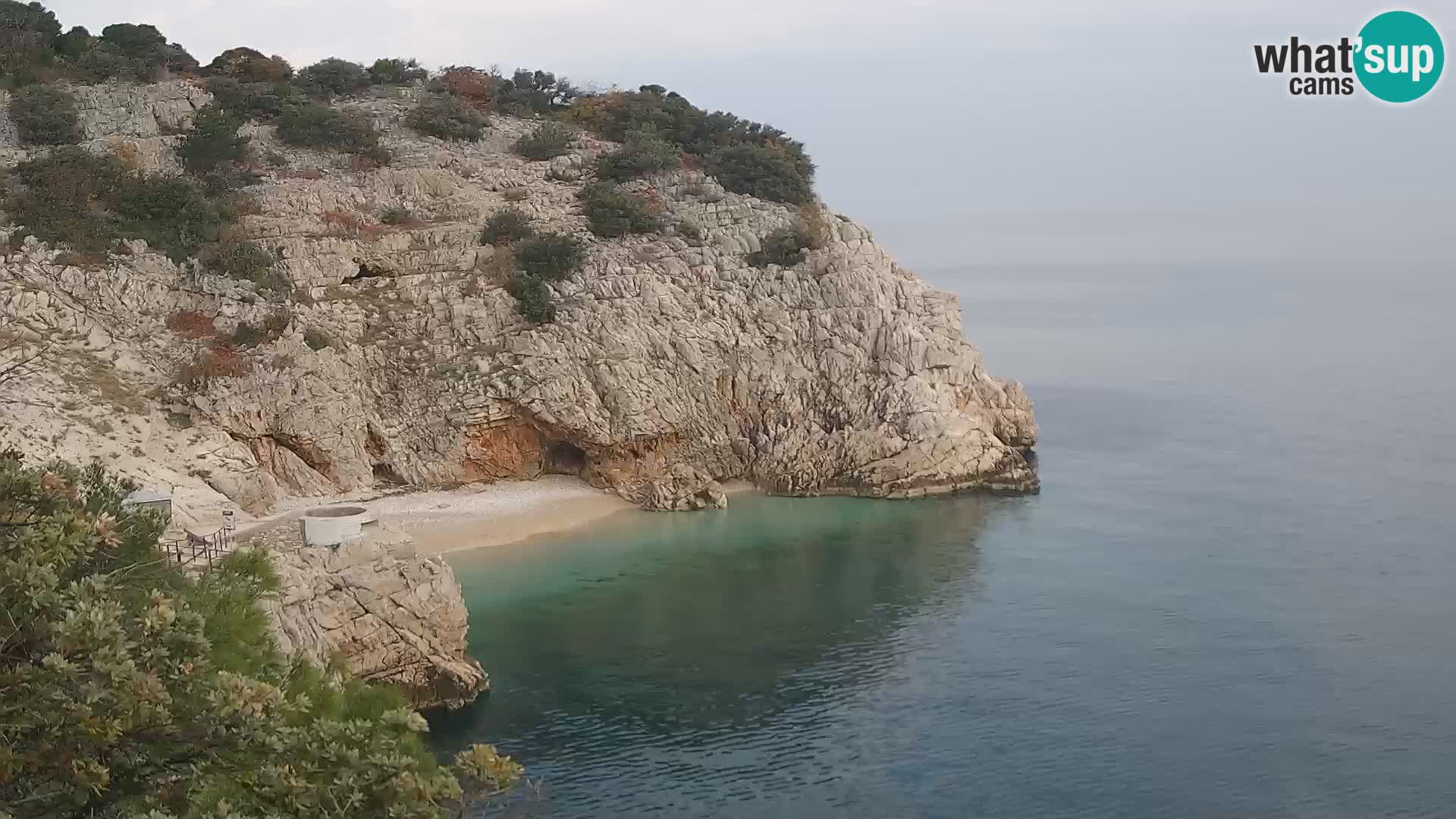 Webcam Brseč Strand – Mošćenička Draga – Kroatien