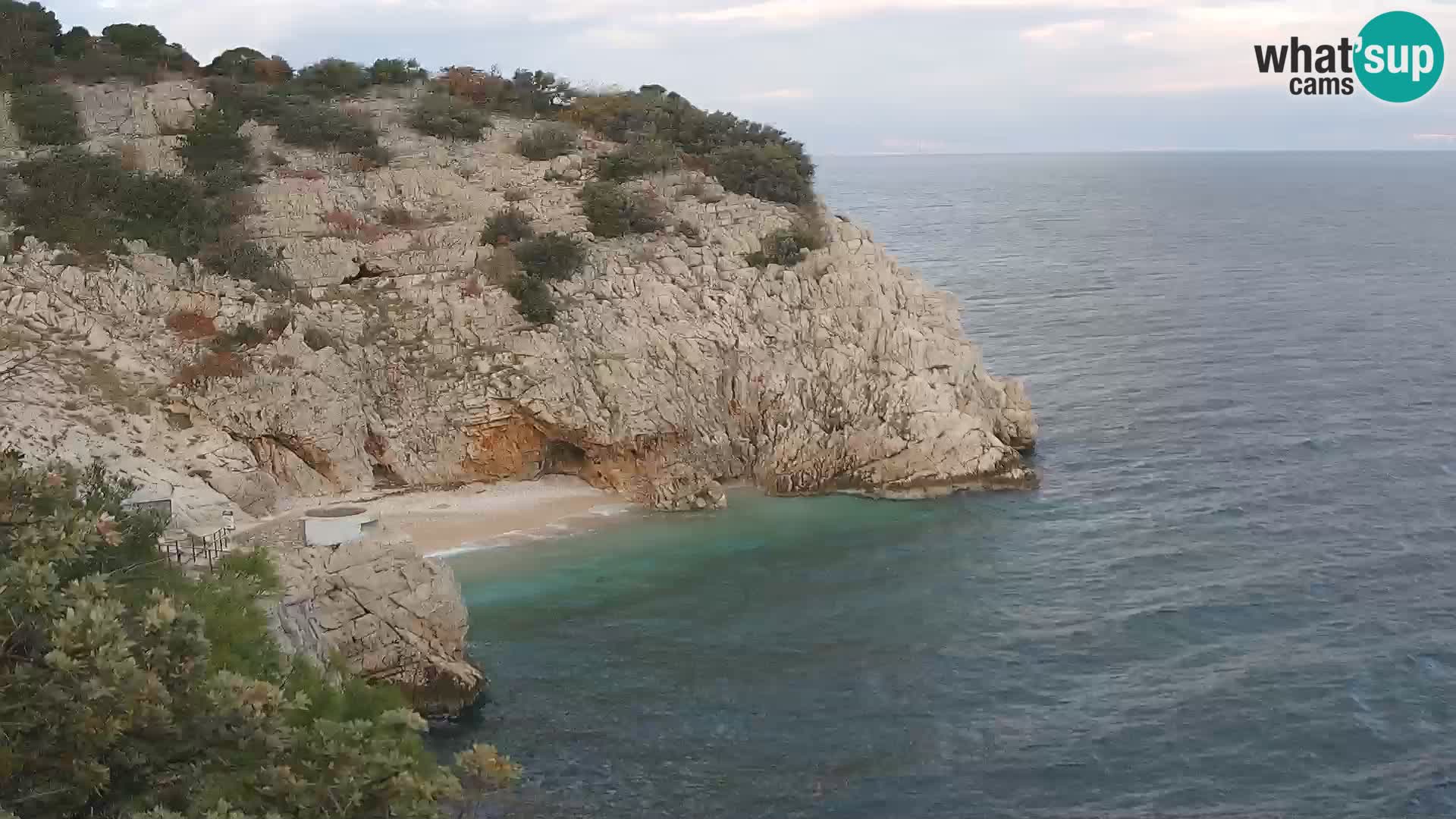 Webcam Bersezio spiaggia – Draga di Moschiena – Croazia