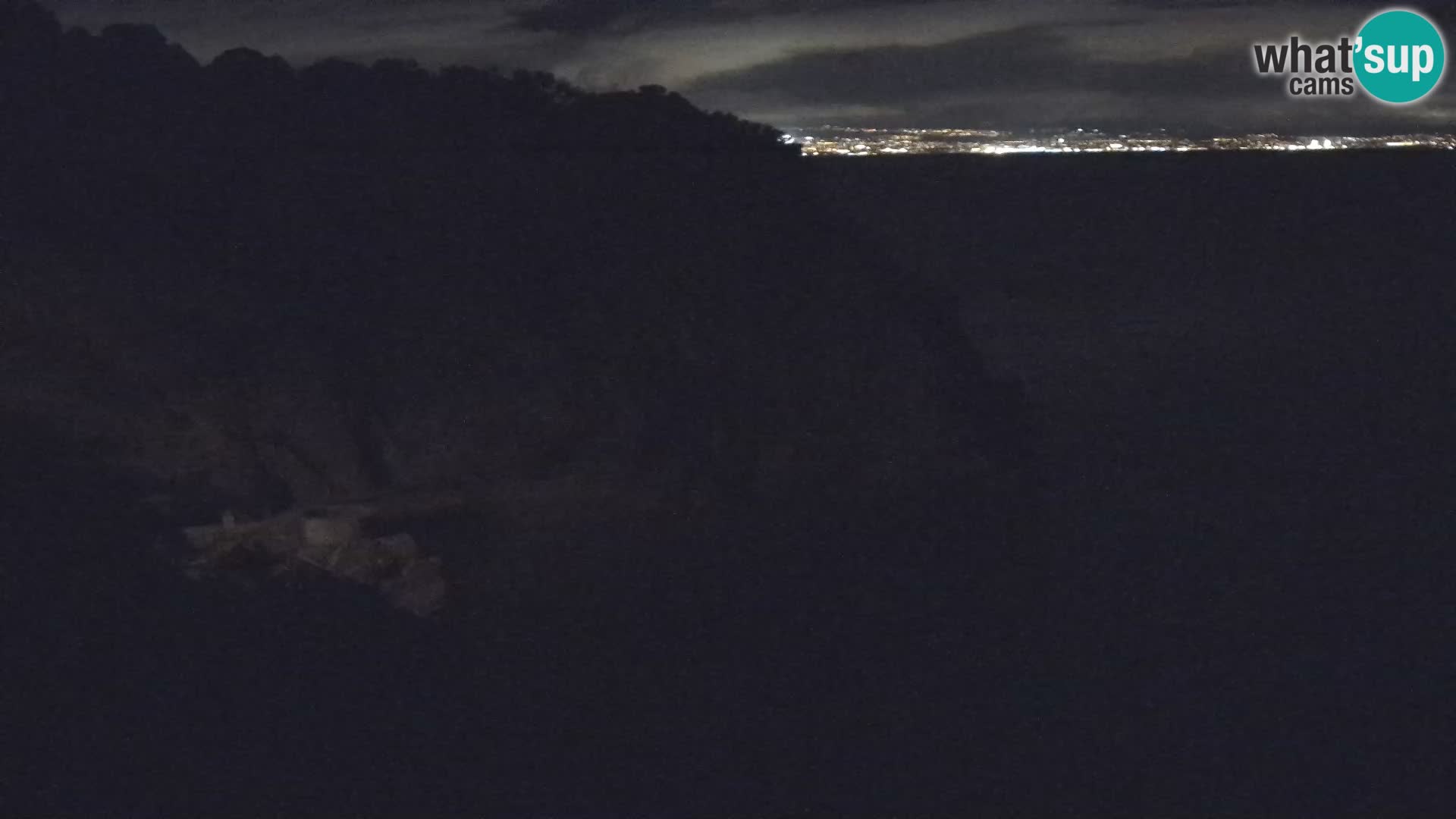 Webcam plage Brseč à Mošćenička Draga, Croatie