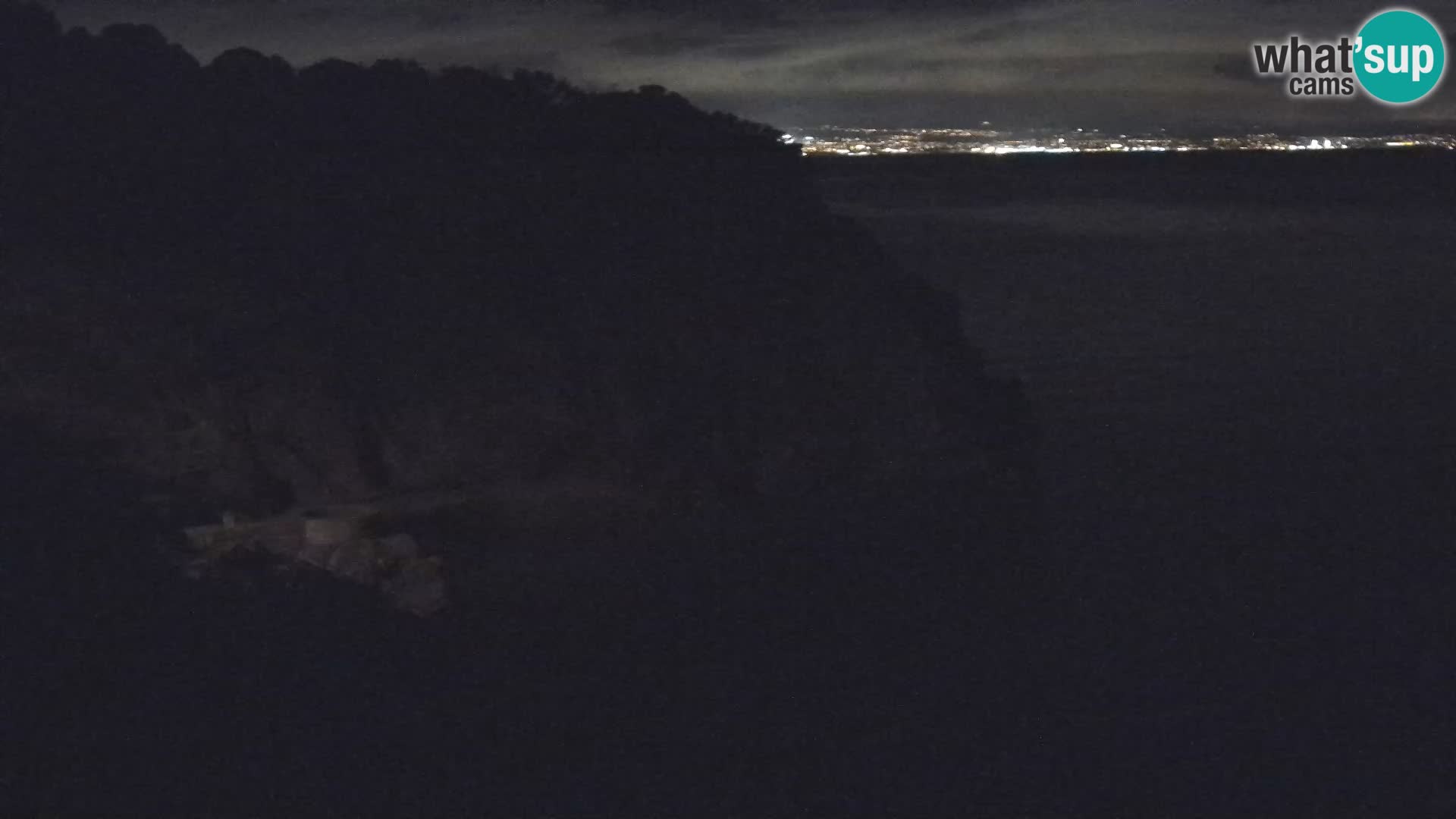 Webcam plage Brseč à Mošćenička Draga, Croatie