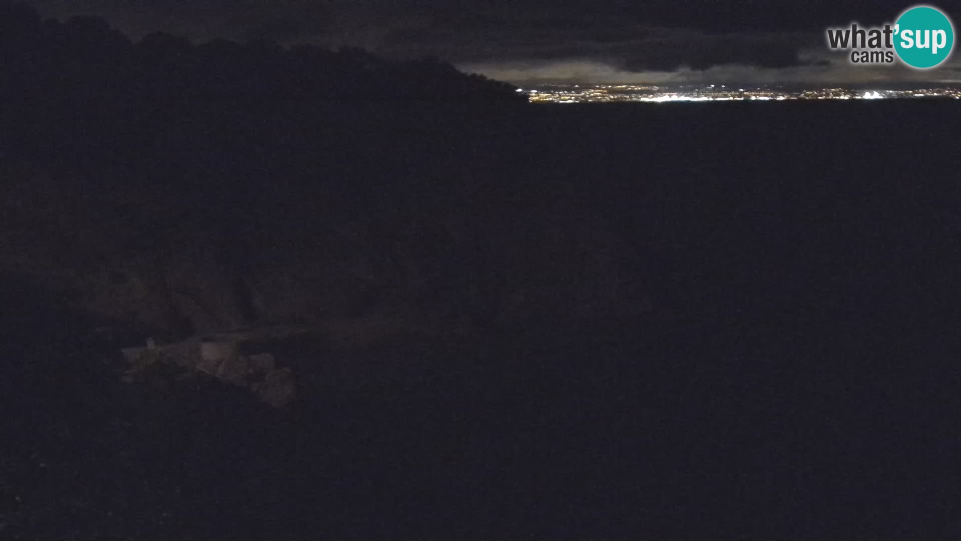 Webcam plage Brseč à Mošćenička Draga, Croatie