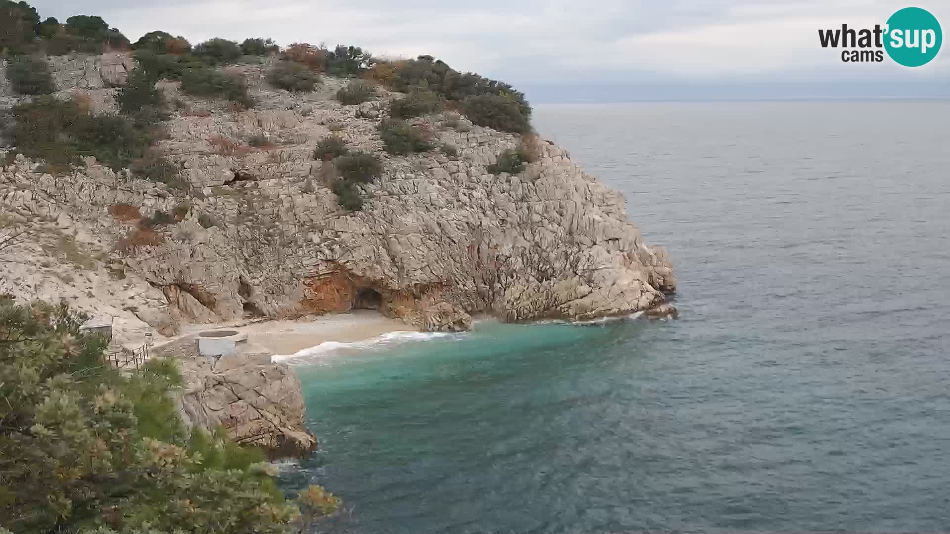 Webcam Brseč beach – Mošćenička Draga – Croatia
