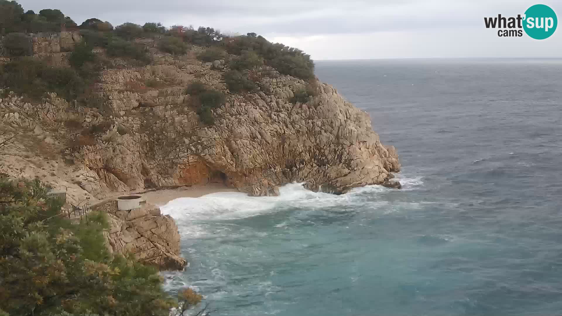 Web kamera plaže Brseč – Mošćenička Draga – Hrvatska