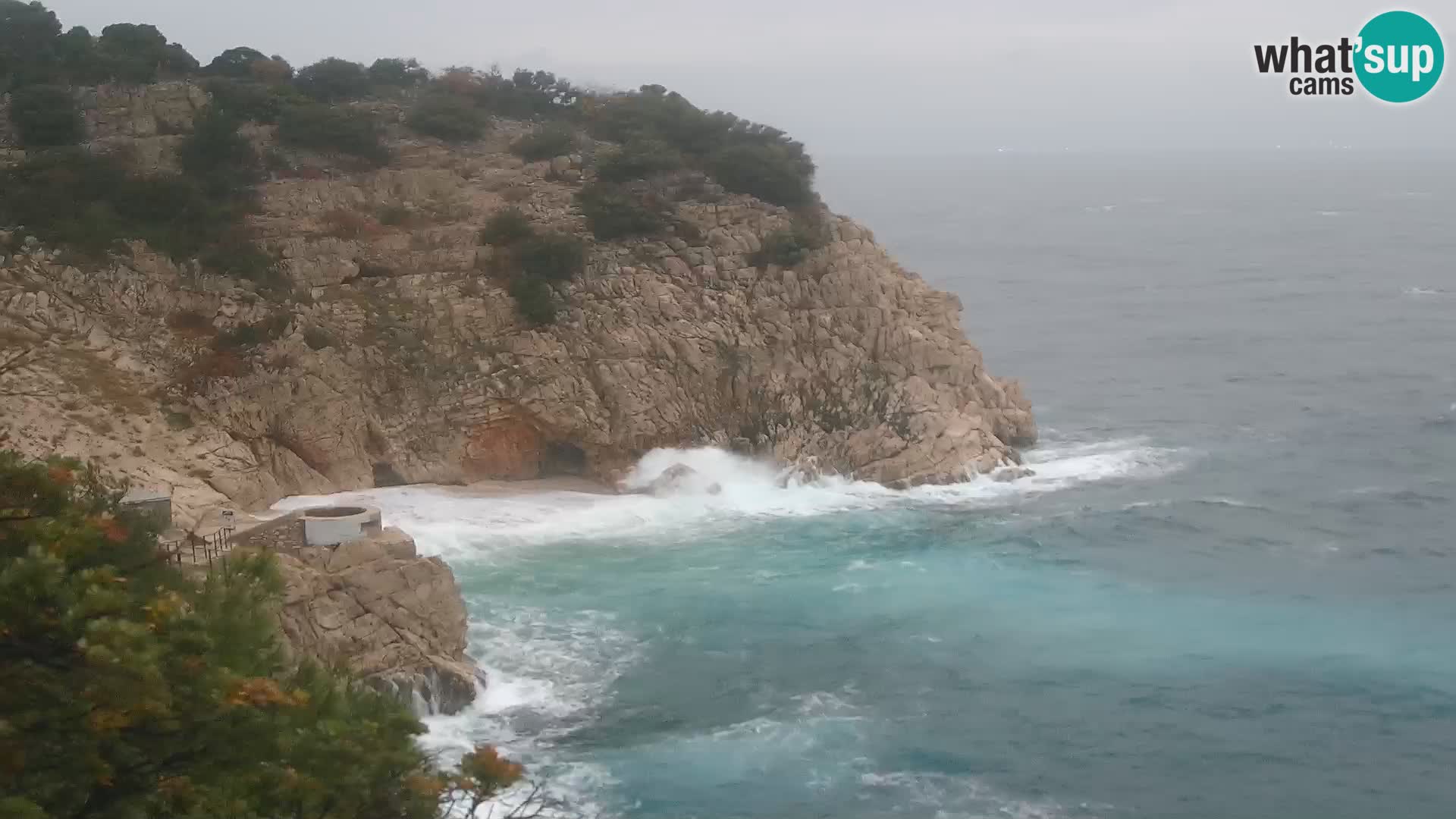 Webcam Brseč Strand – Mošćenička Draga – Kroatien