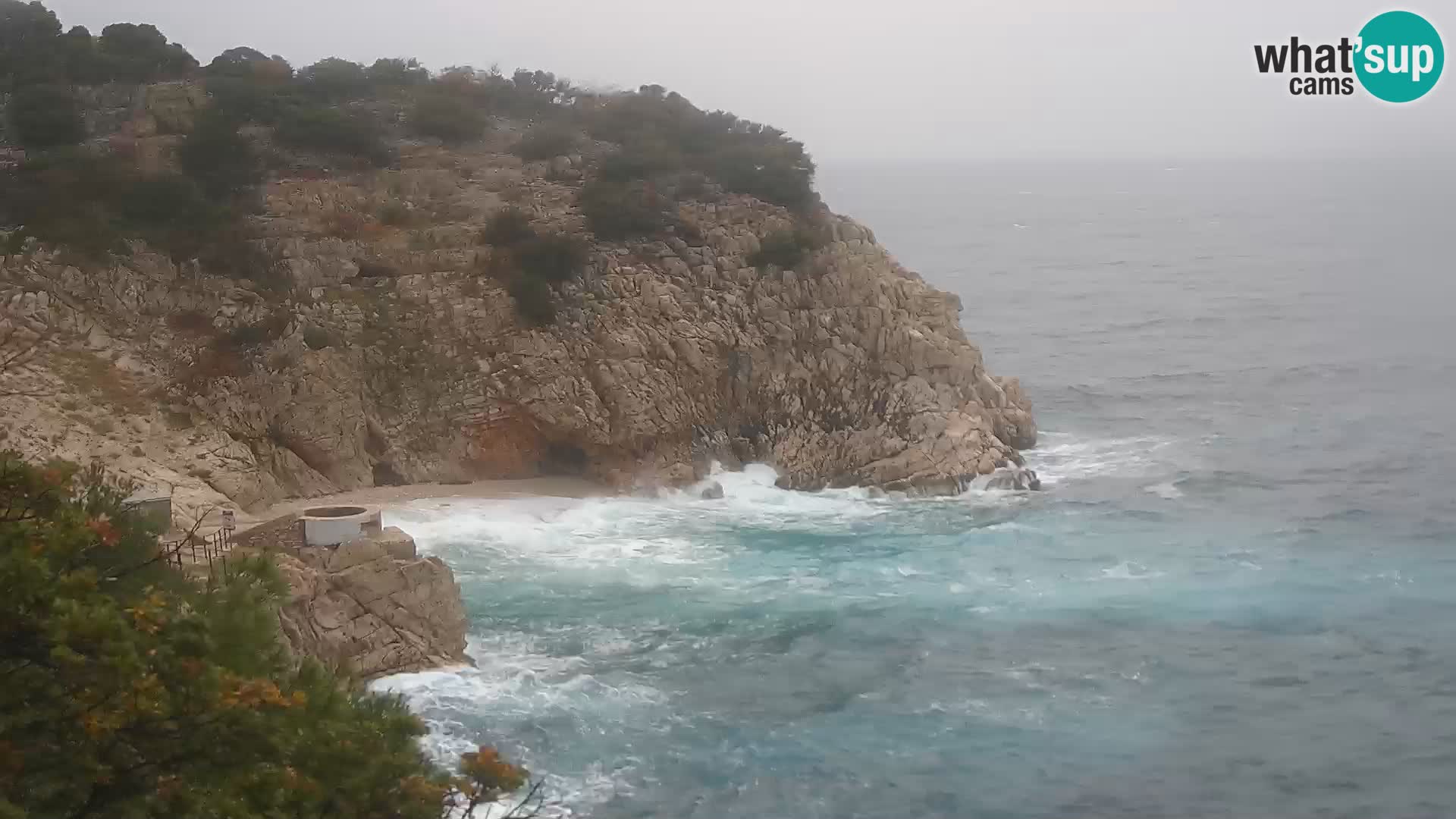 Webcam Bersezio spiaggia – Draga di Moschiena – Croazia