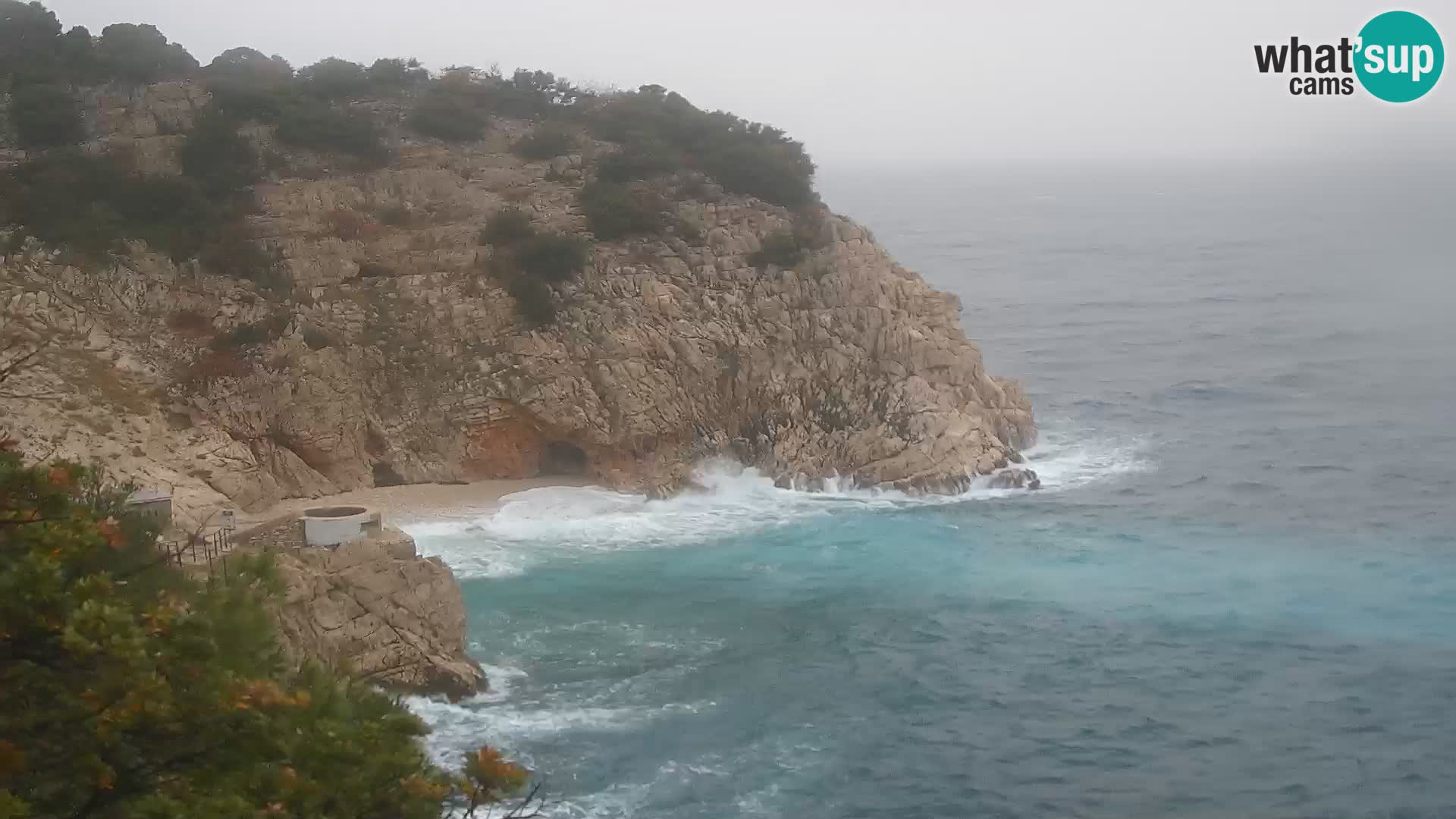Webcam Brseč beach – Mošćenička Draga – Croatia