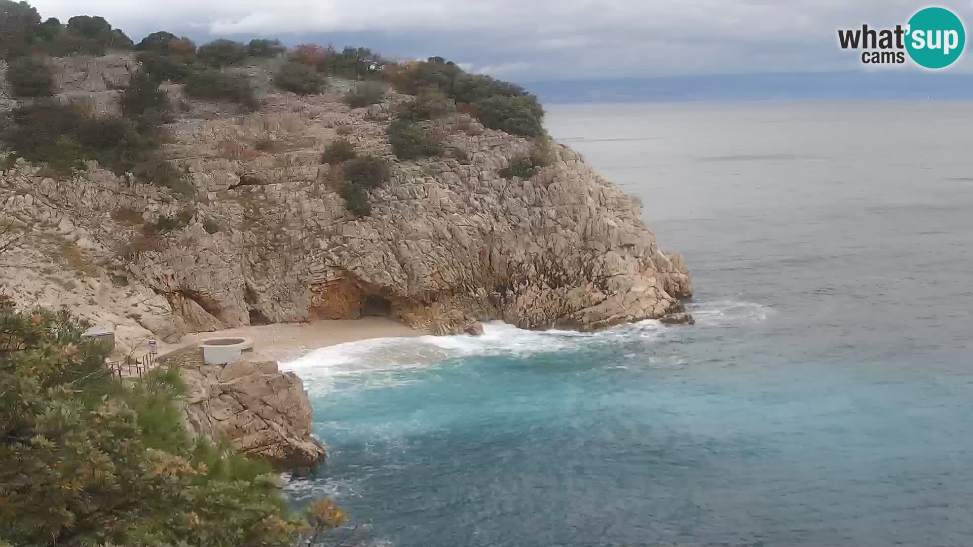 Webcam Bersezio spiaggia – Draga di Moschiena – Croazia