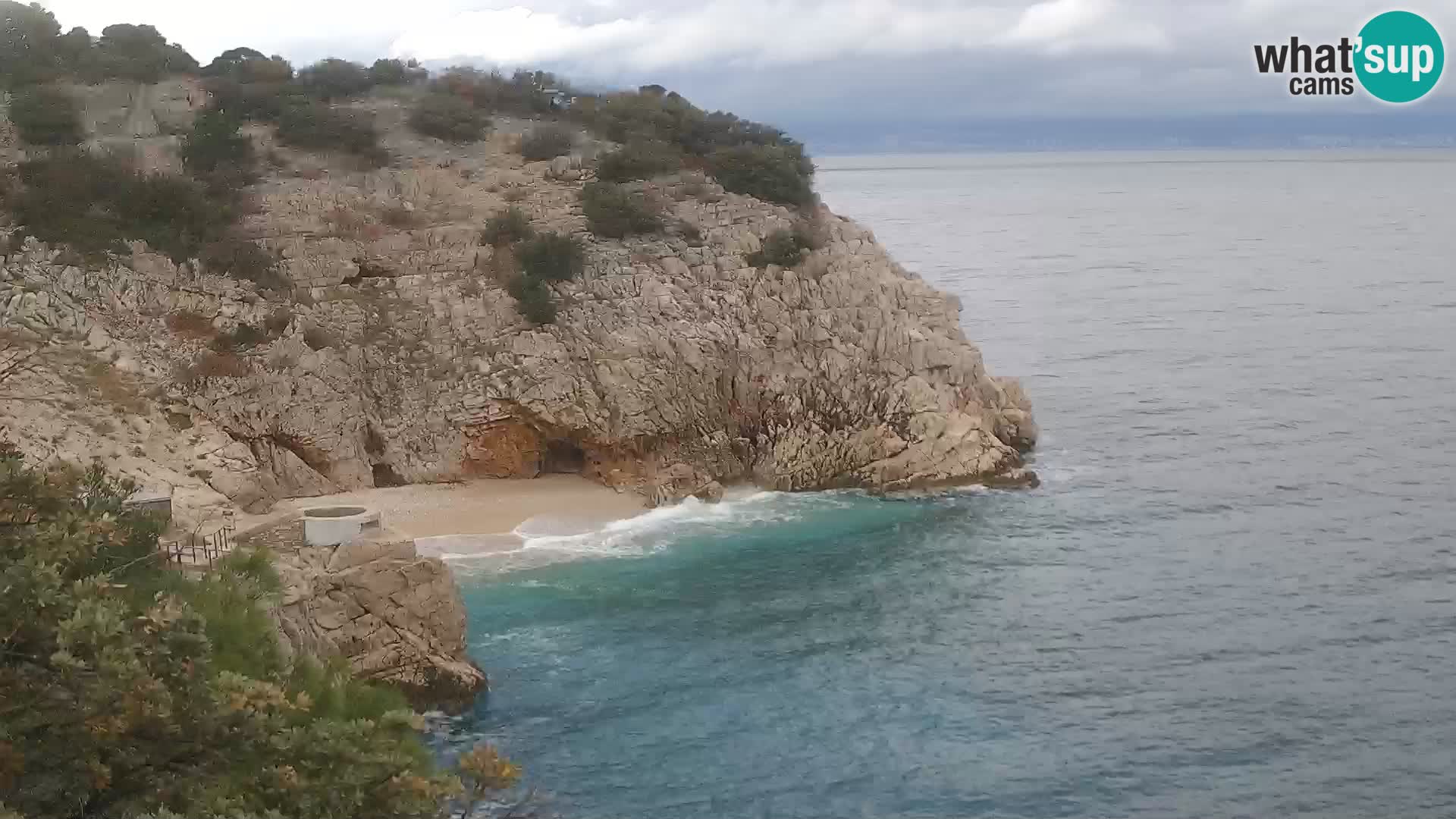 Webcam Bersezio spiaggia – Draga di Moschiena – Croazia