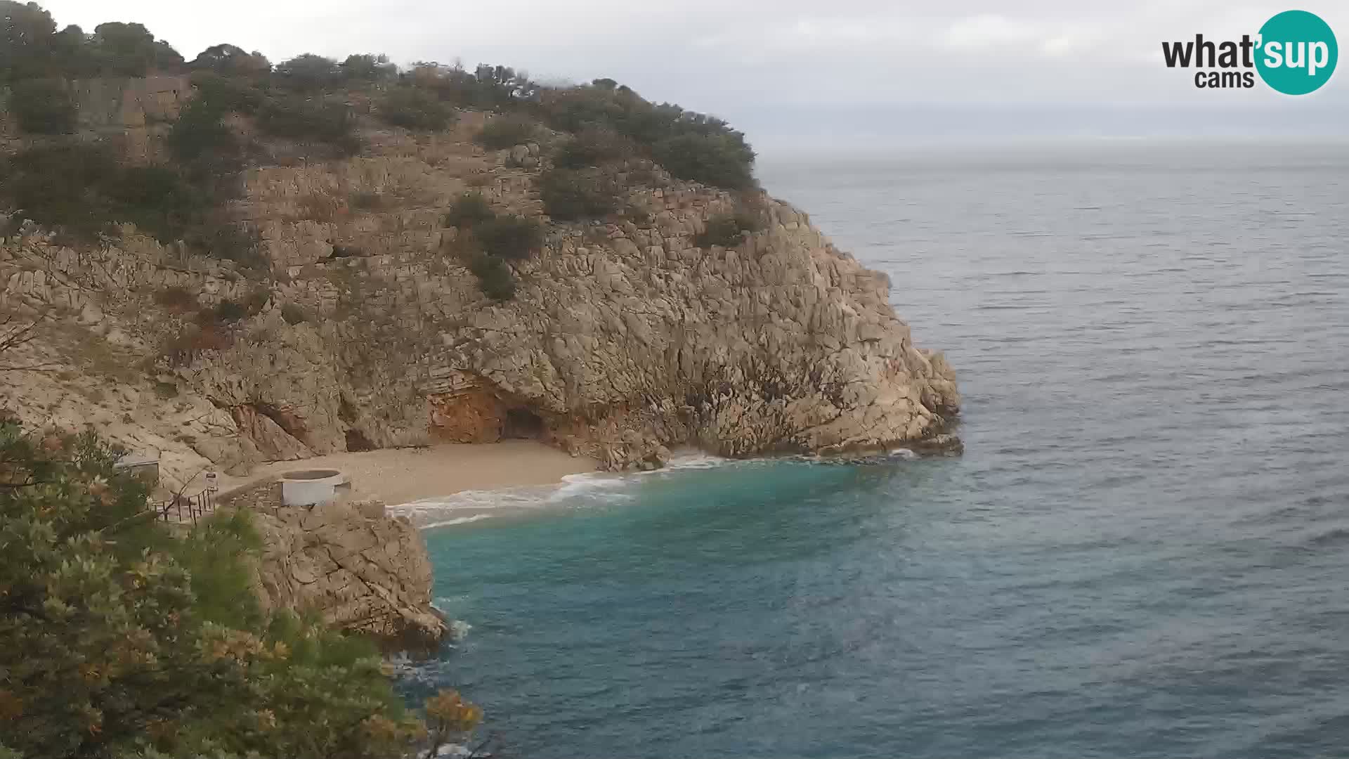 Webcam Bersezio spiaggia – Draga di Moschiena – Croazia