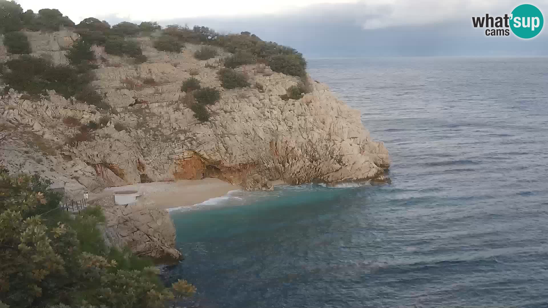 Webcam Brseč Strand – Mošćenička Draga – Kroatien