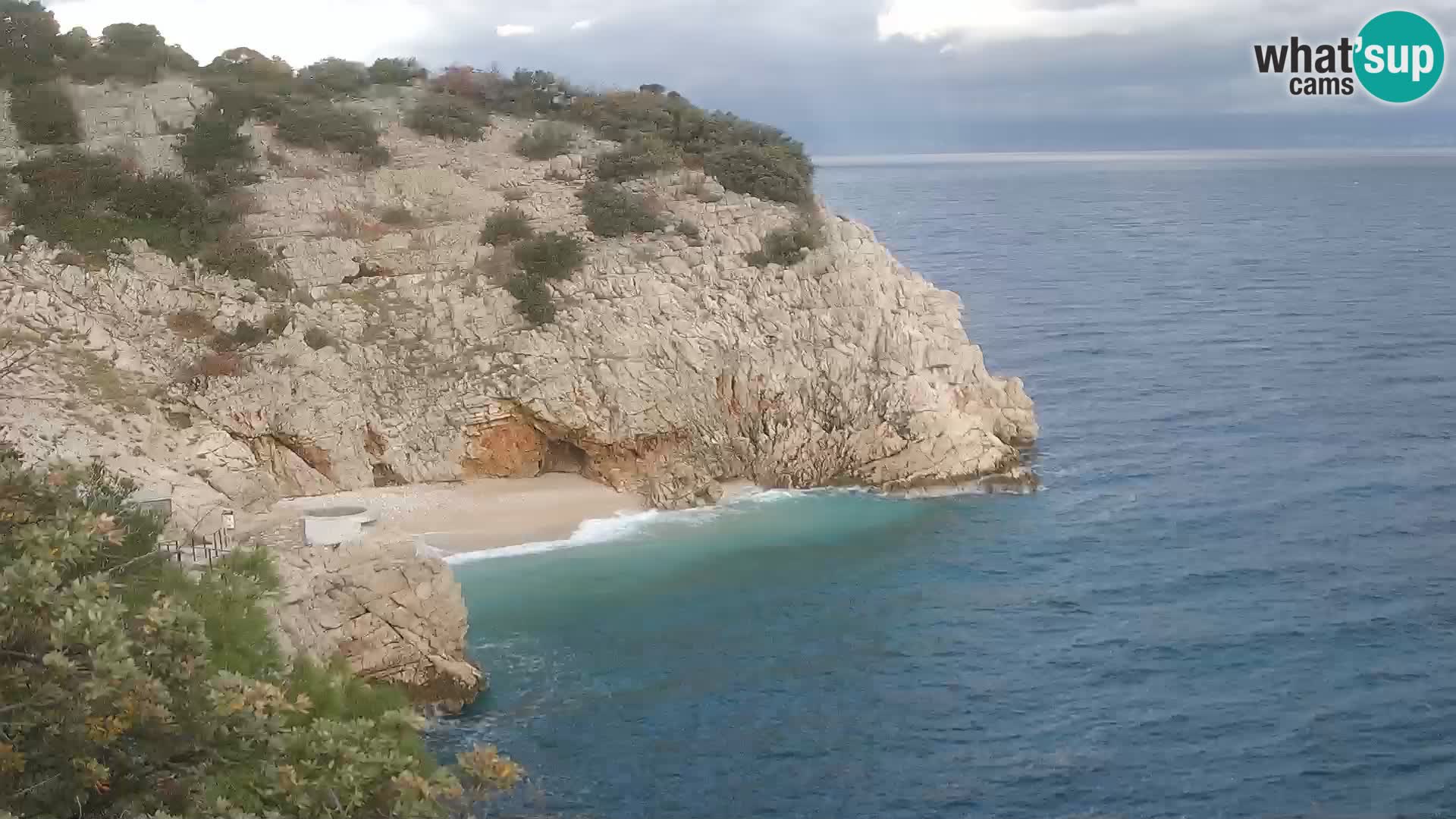 Webcam Bersezio spiaggia – Draga di Moschiena – Croazia