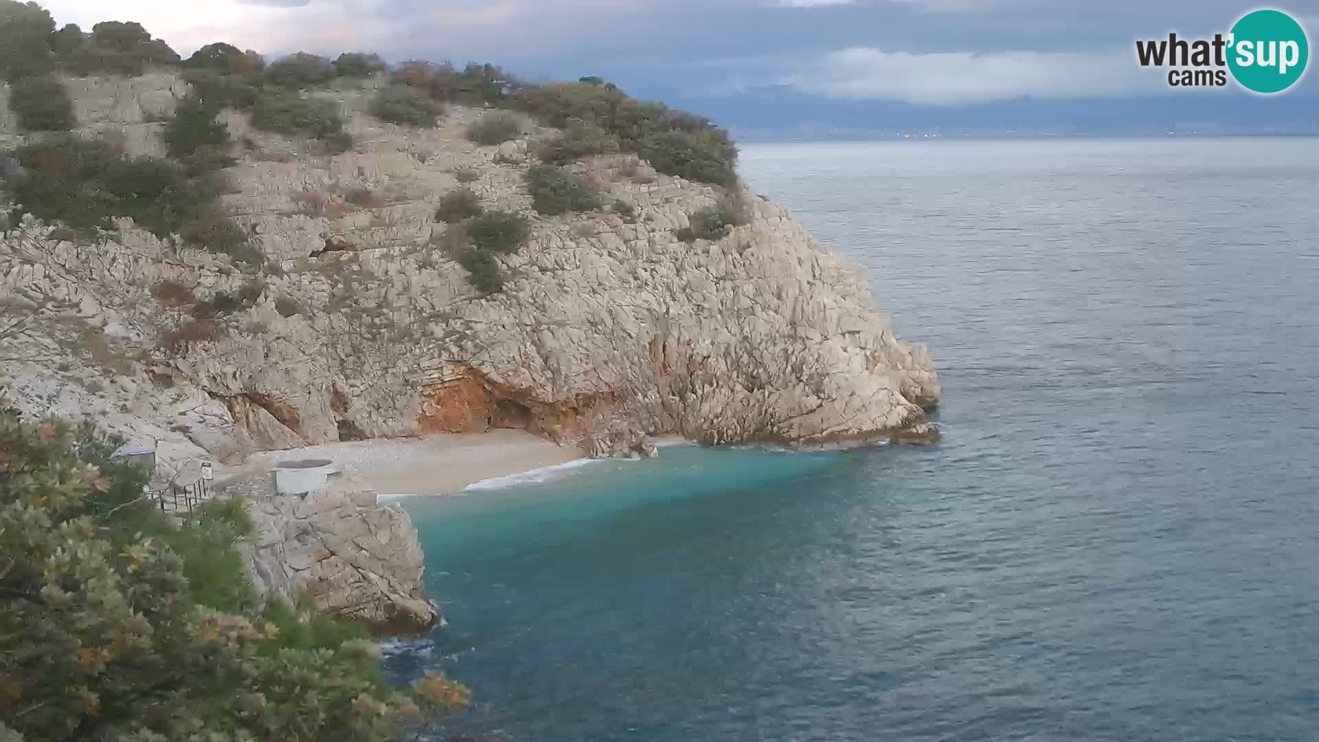 Webcam Brseč Strand – Mošćenička Draga – Kroatien