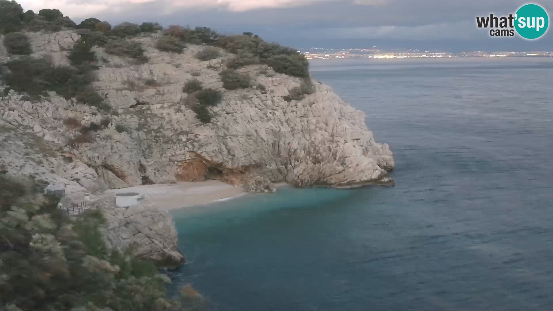 Webcam Bersezio spiaggia – Draga di Moschiena – Croazia