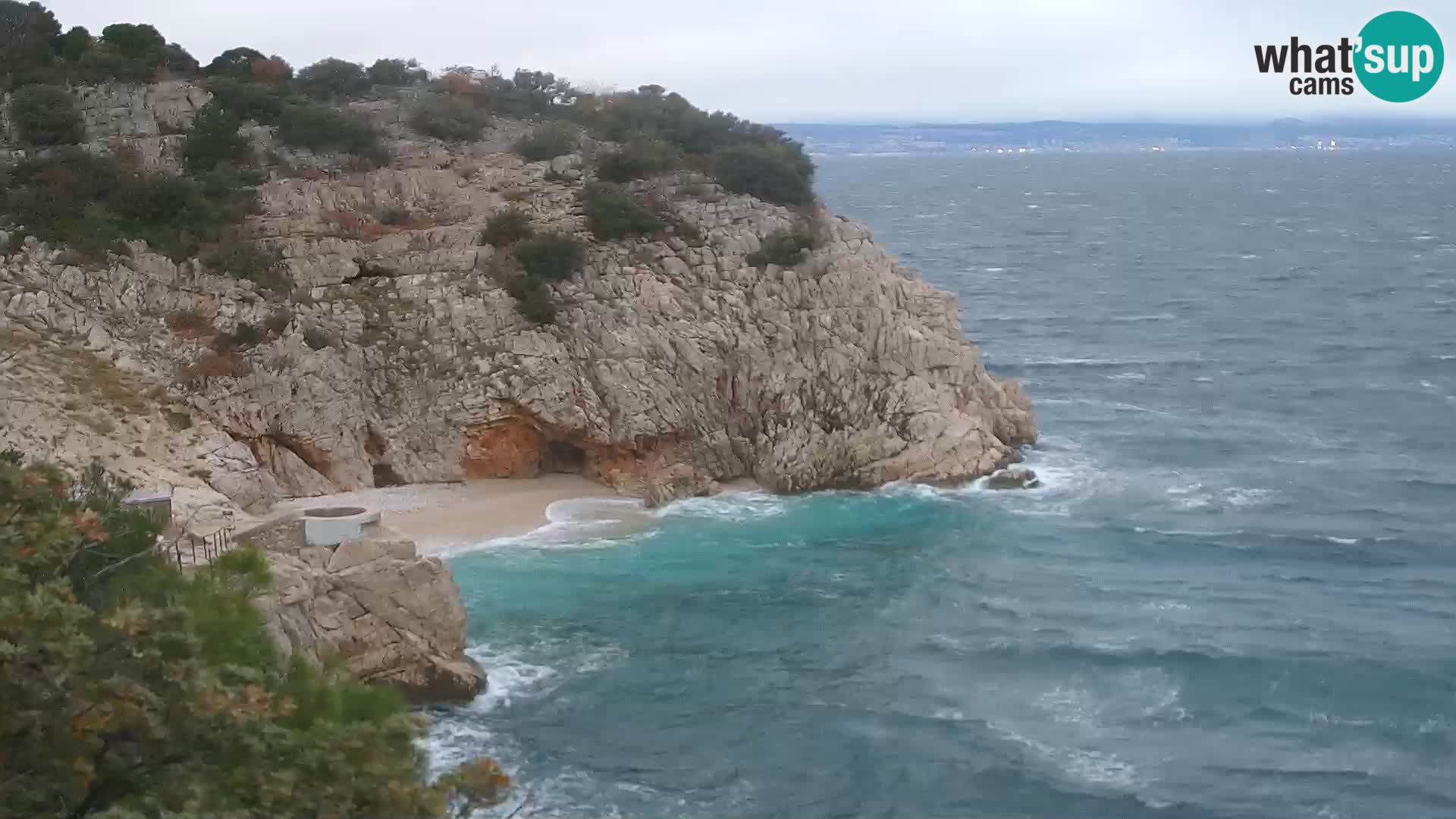 Webcam Brseč beach – Mošćenička Draga – Croatia