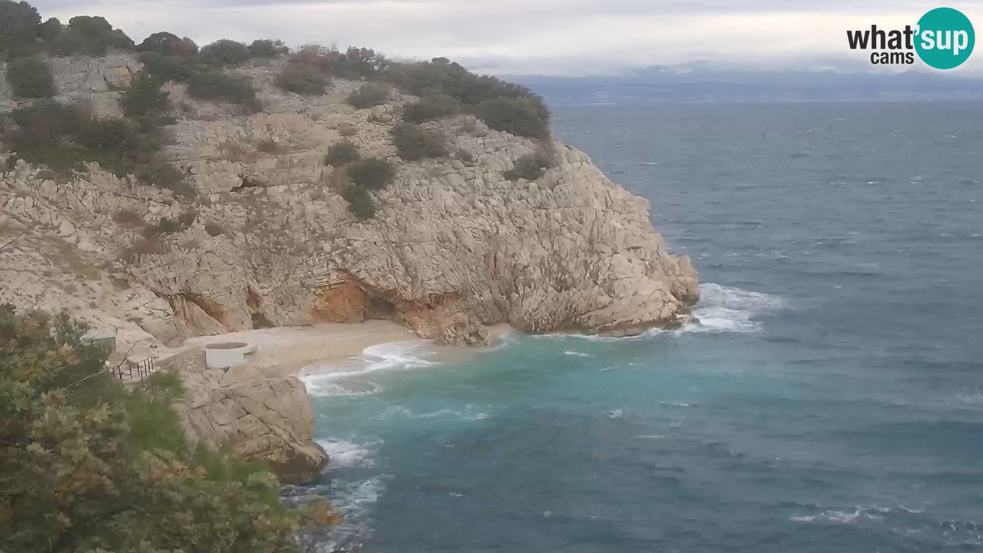 Webcam Bersezio spiaggia – Draga di Moschiena – Croazia