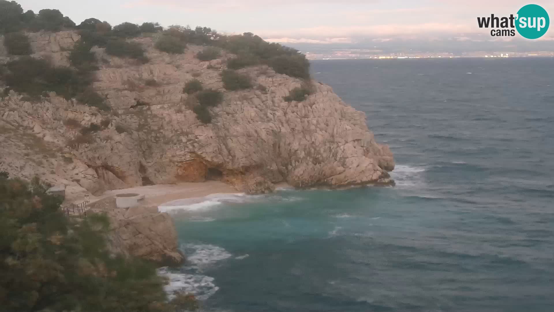 Webcam Brseč beach – Mošćenička Draga – Croatia