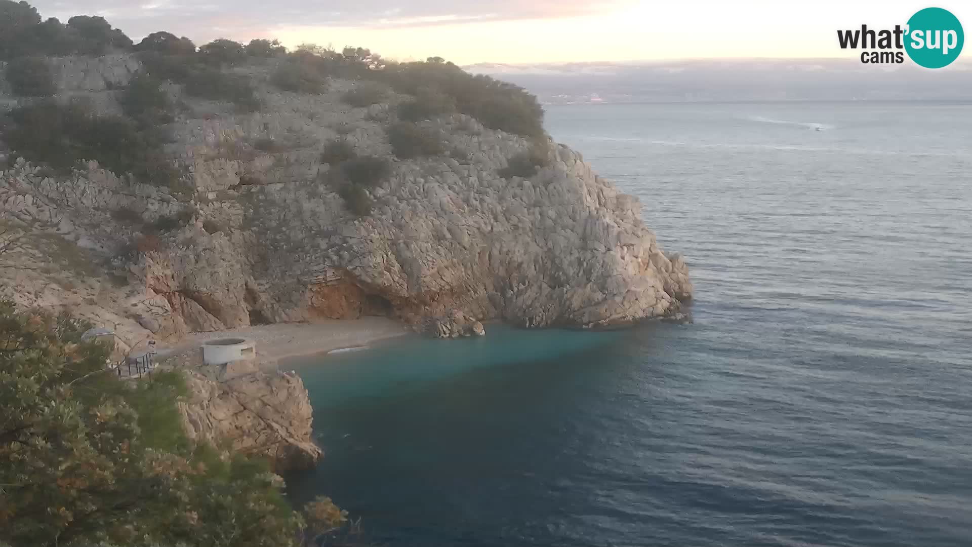 Webcam Brseč beach – Mošćenička Draga – Croatia