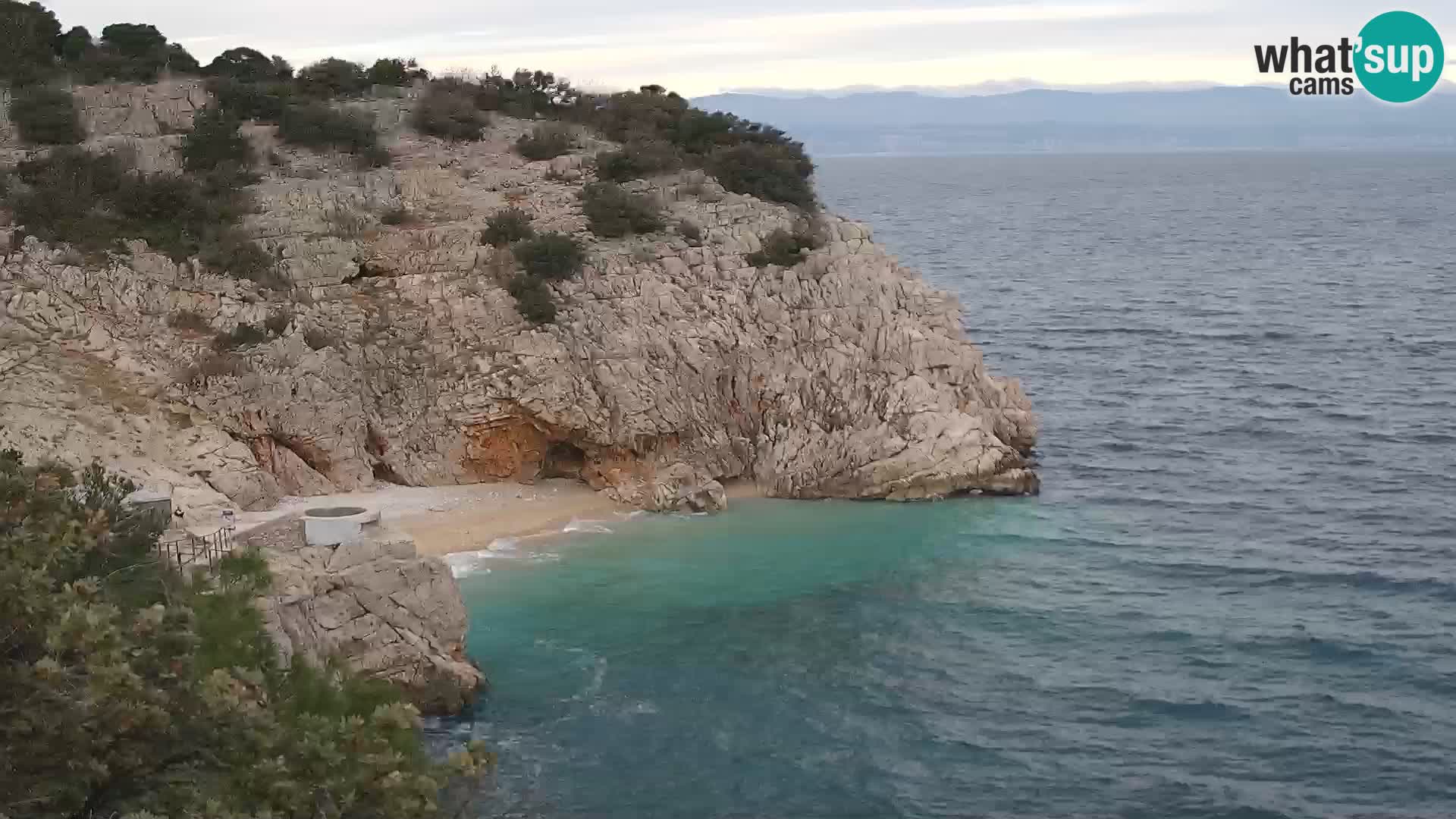 Webcam Brseč beach – Mošćenička Draga – Croatia