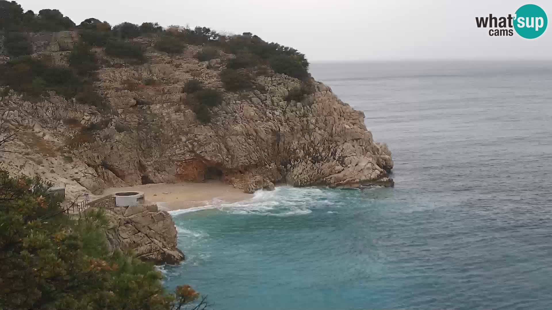 Web kamera plaže Brseč – Mošćenička Draga – Hrvatska