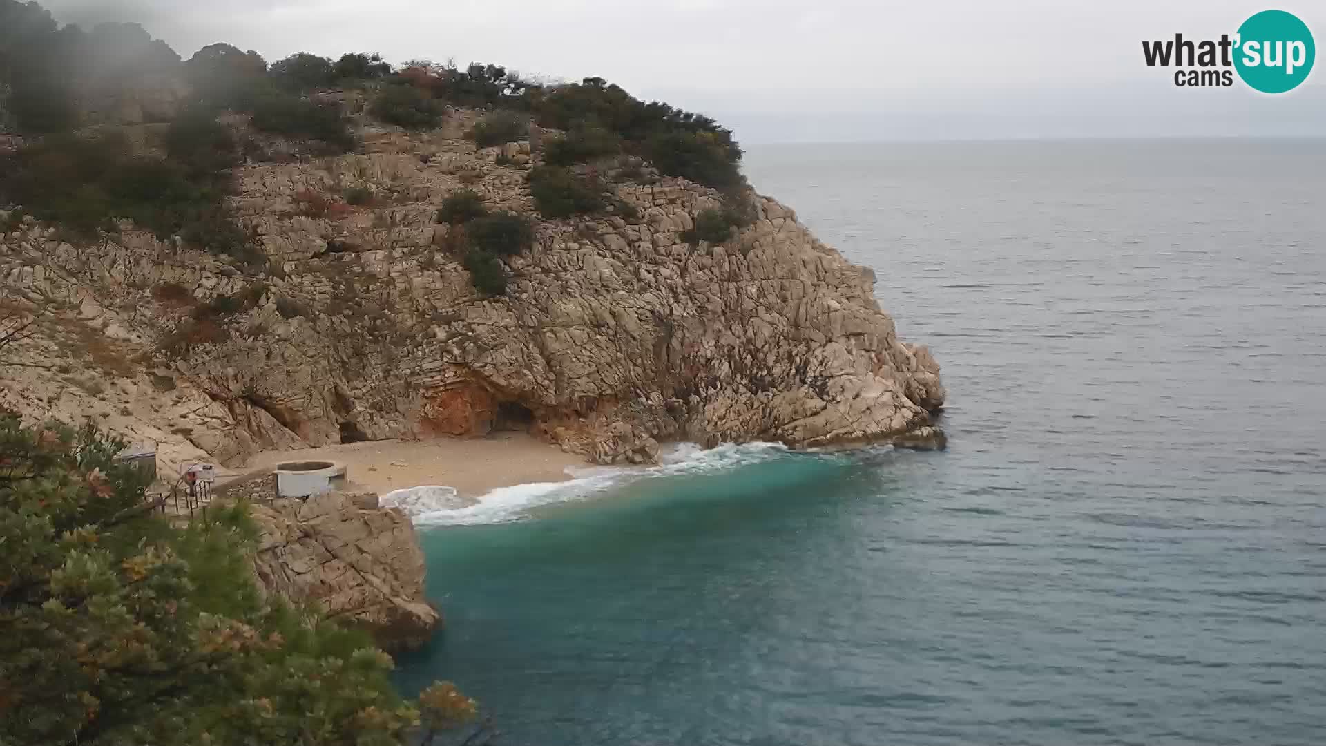 Web kamera plaže Brseč – Mošćenička Draga – Hrvatska