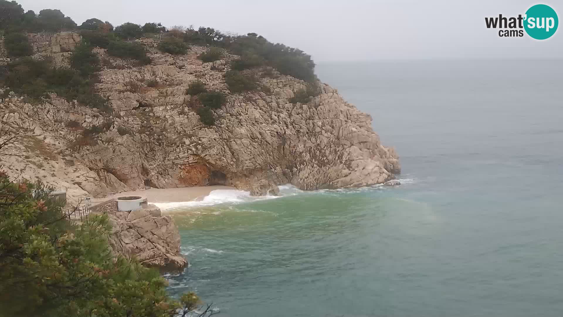 Webcam Brseč Strand – Mošćenička Draga – Kroatien