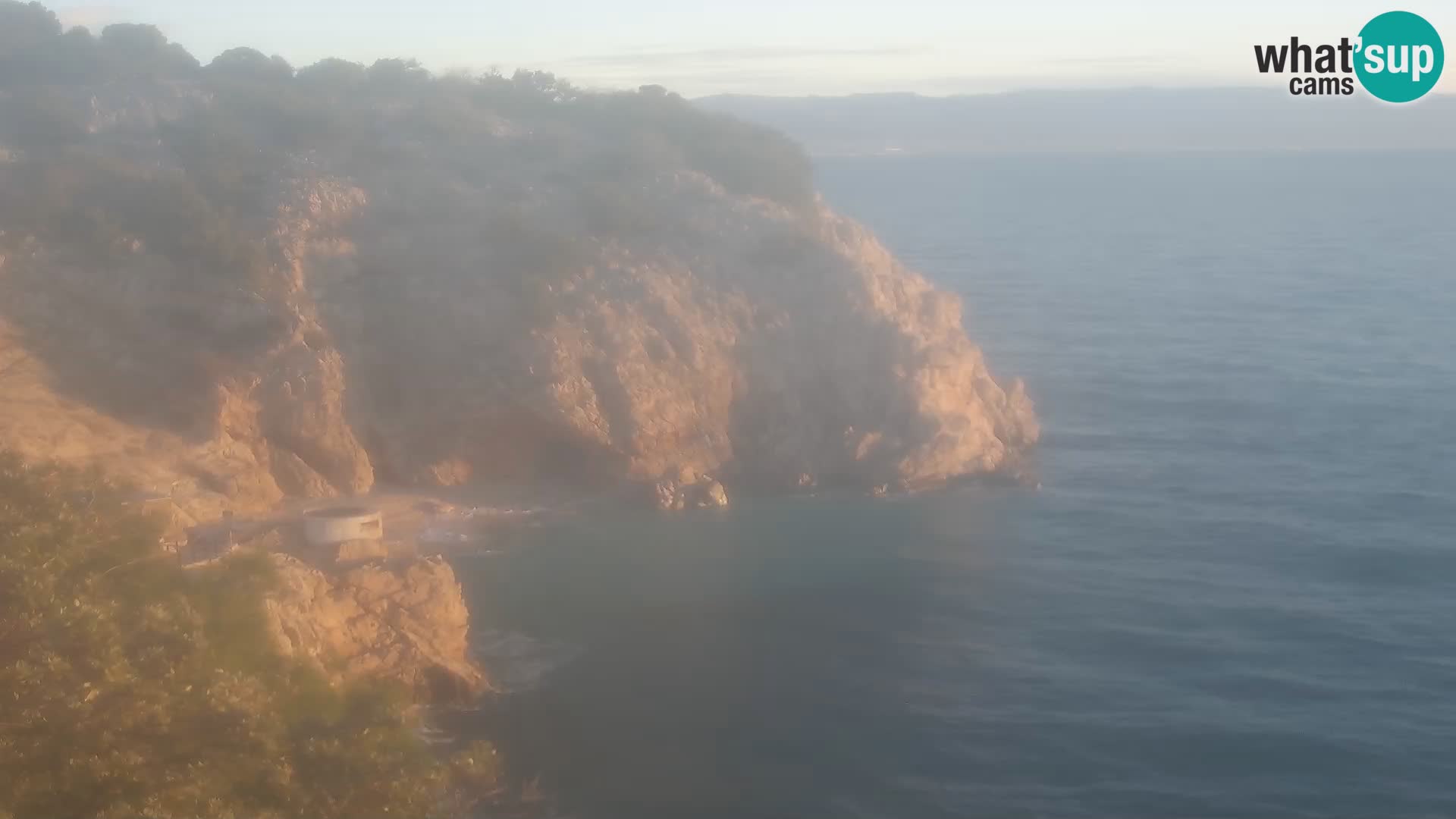 Webcam Brseč beach – Mošćenička Draga – Croatia