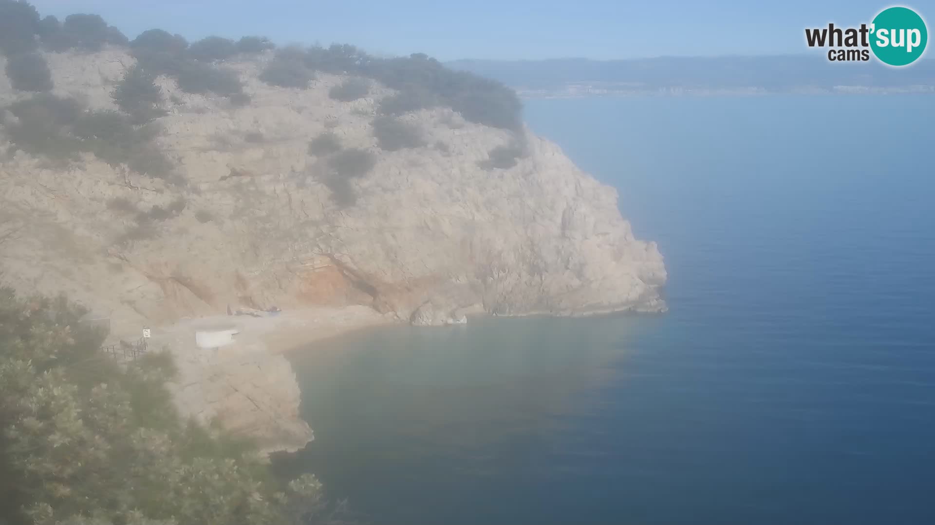 Webcam Brseč beach – Mošćenička Draga – Croatia