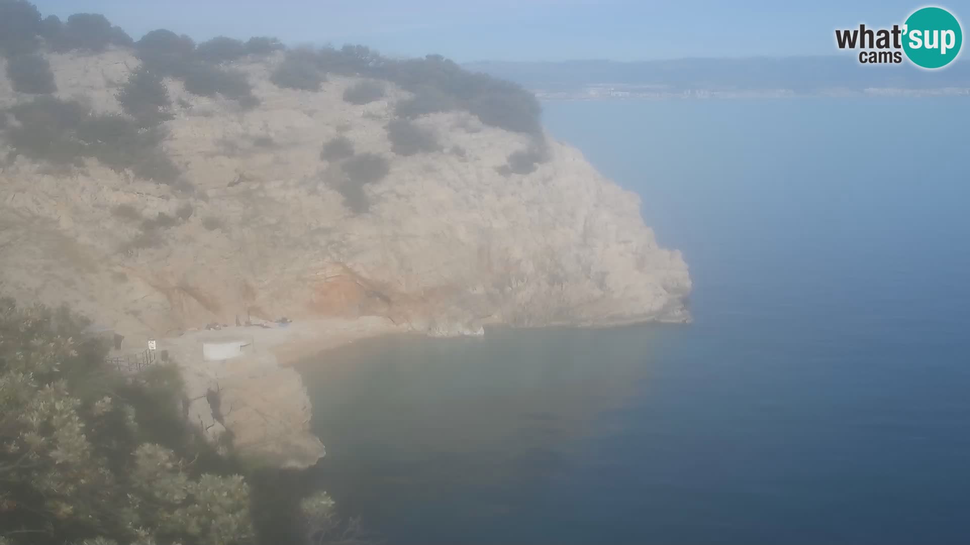 Webcam Brseč beach – Mošćenička Draga – Croatia