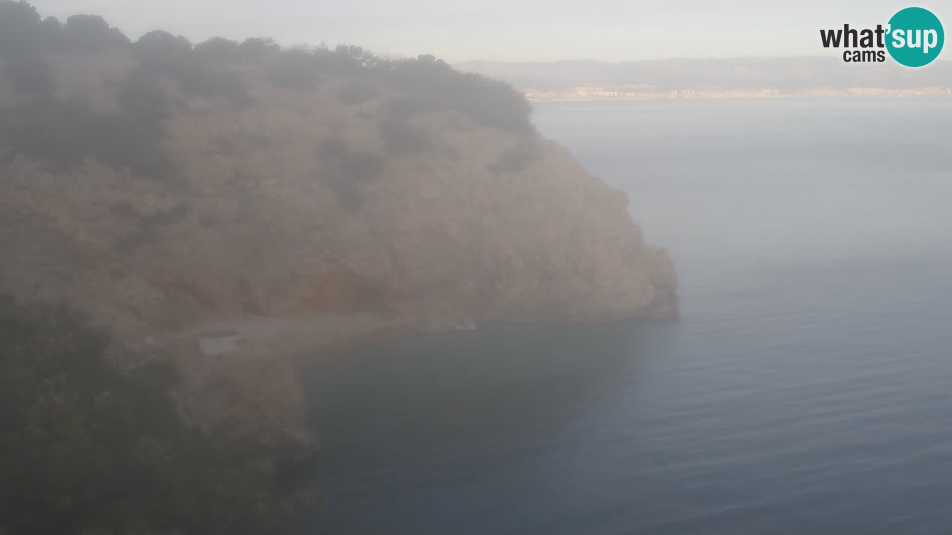 Webcam Brseč beach – Mošćenička Draga – Croatia