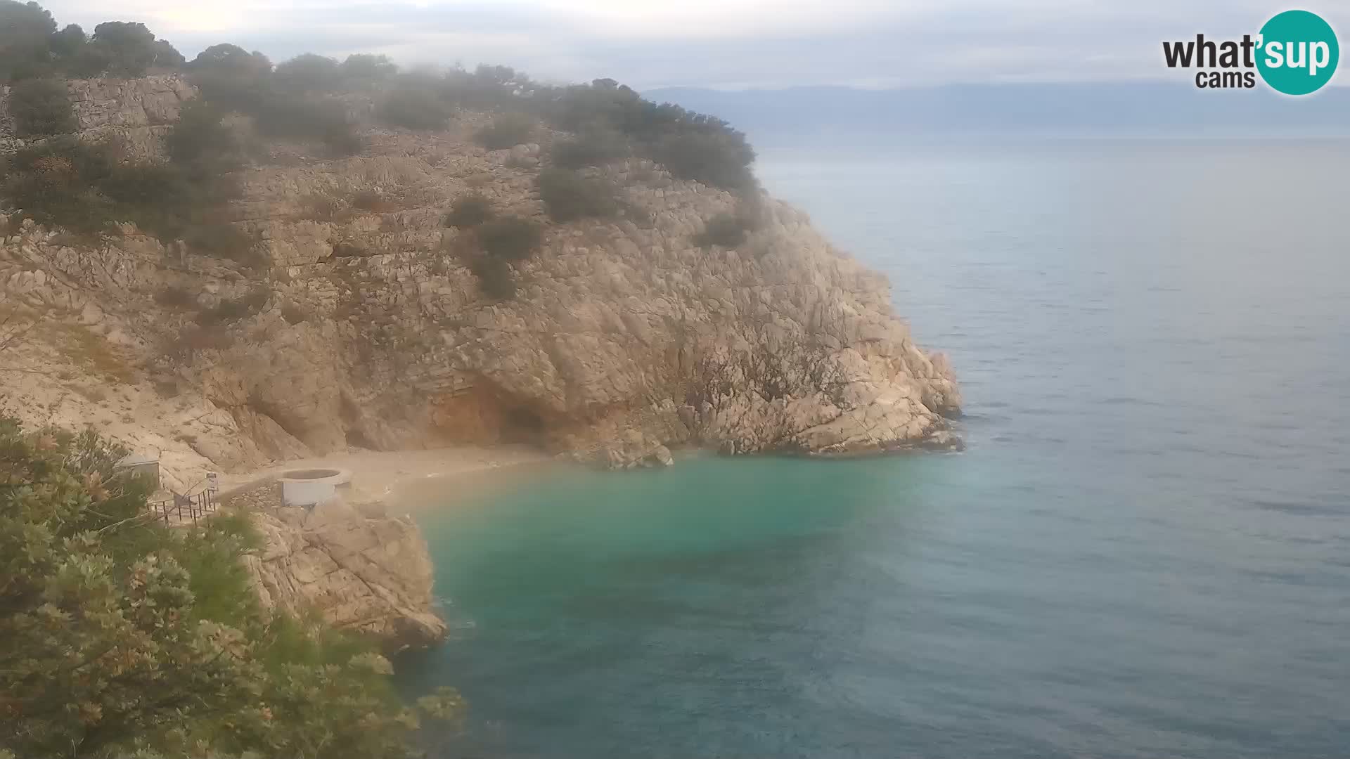 Webcam Brseč Strand – Mošćenička Draga – Kroatien