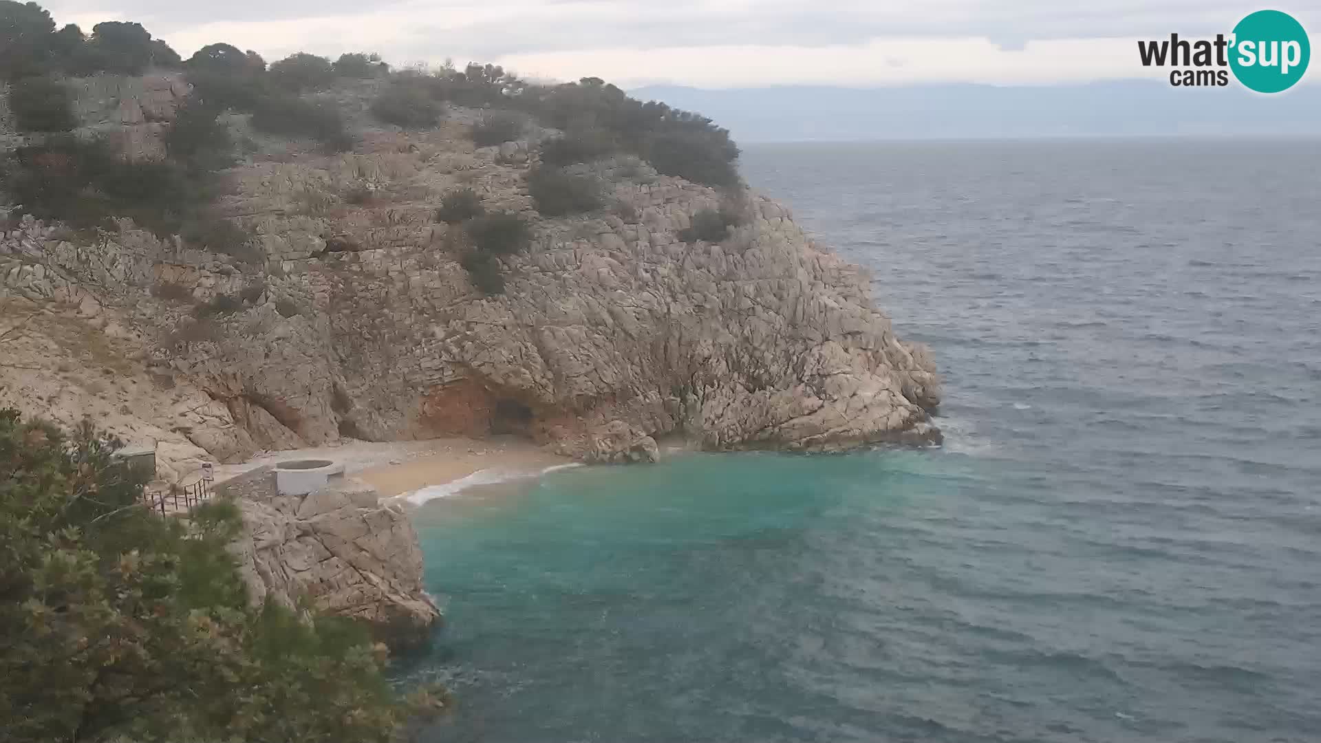 Webcam Brseč beach – Mošćenička Draga – Croatia