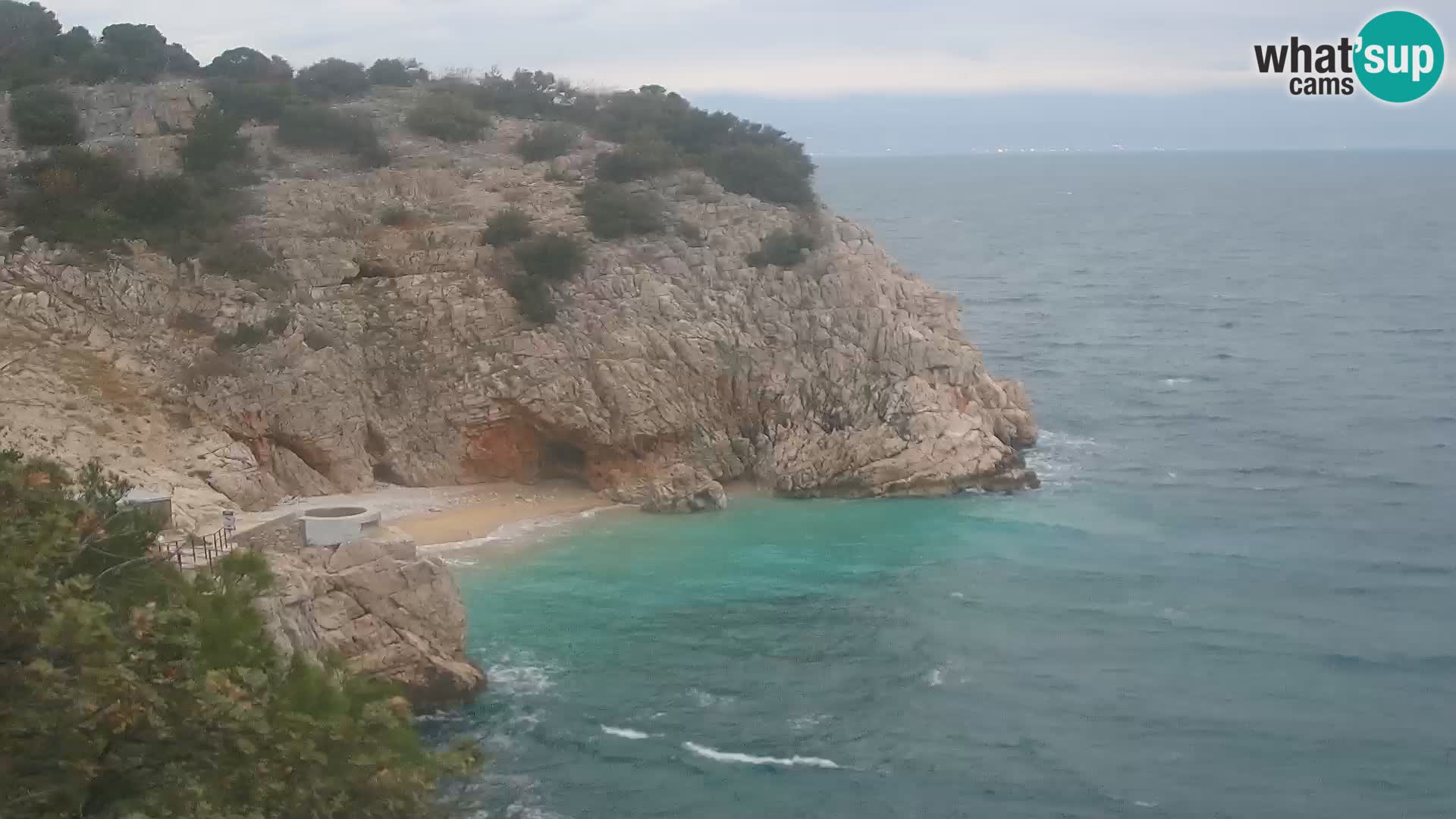 Webcam Brseč beach – Mošćenička Draga – Croatia
