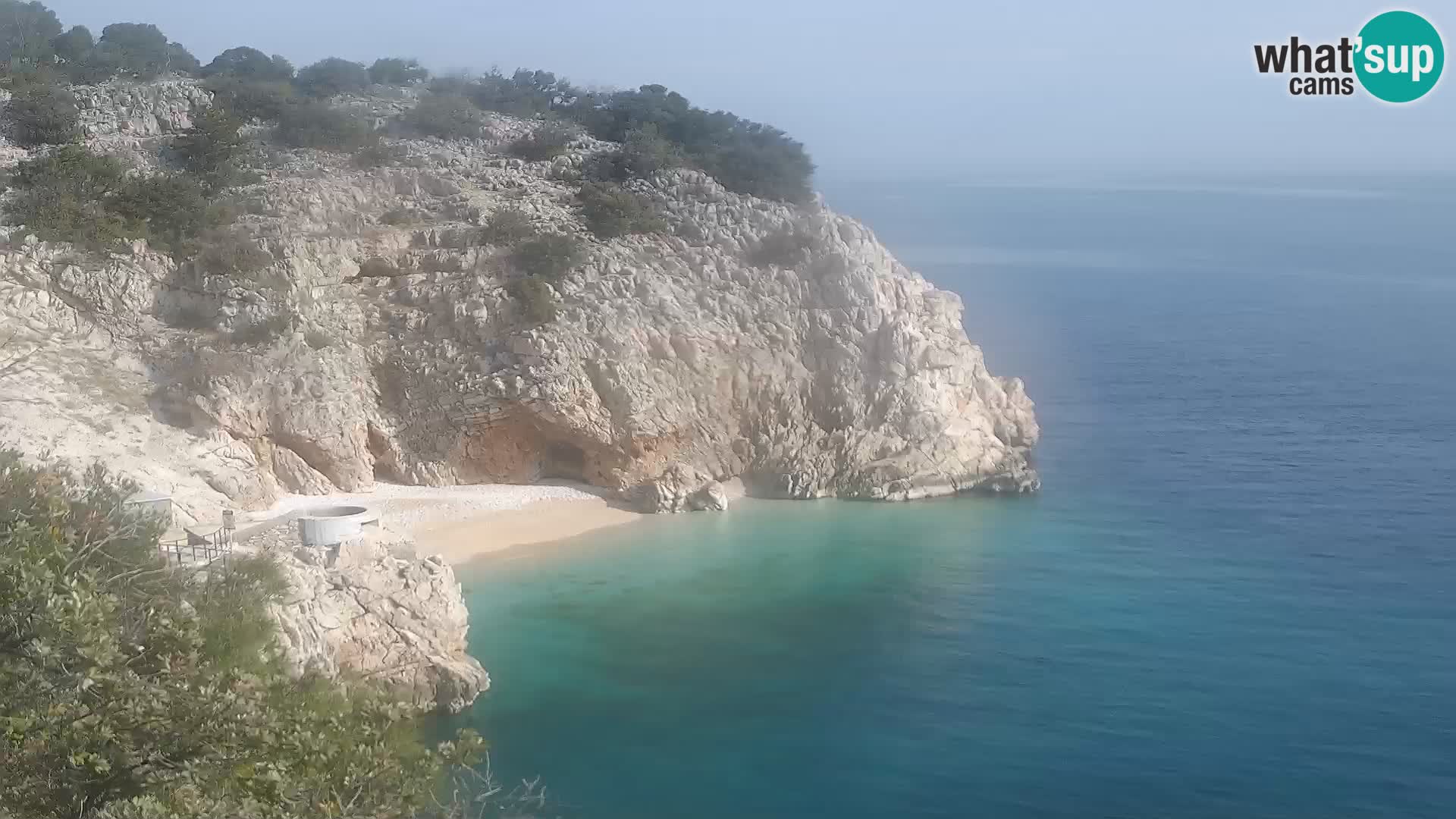 Webcam Brseč Strand – Mošćenička Draga – Kroatien
