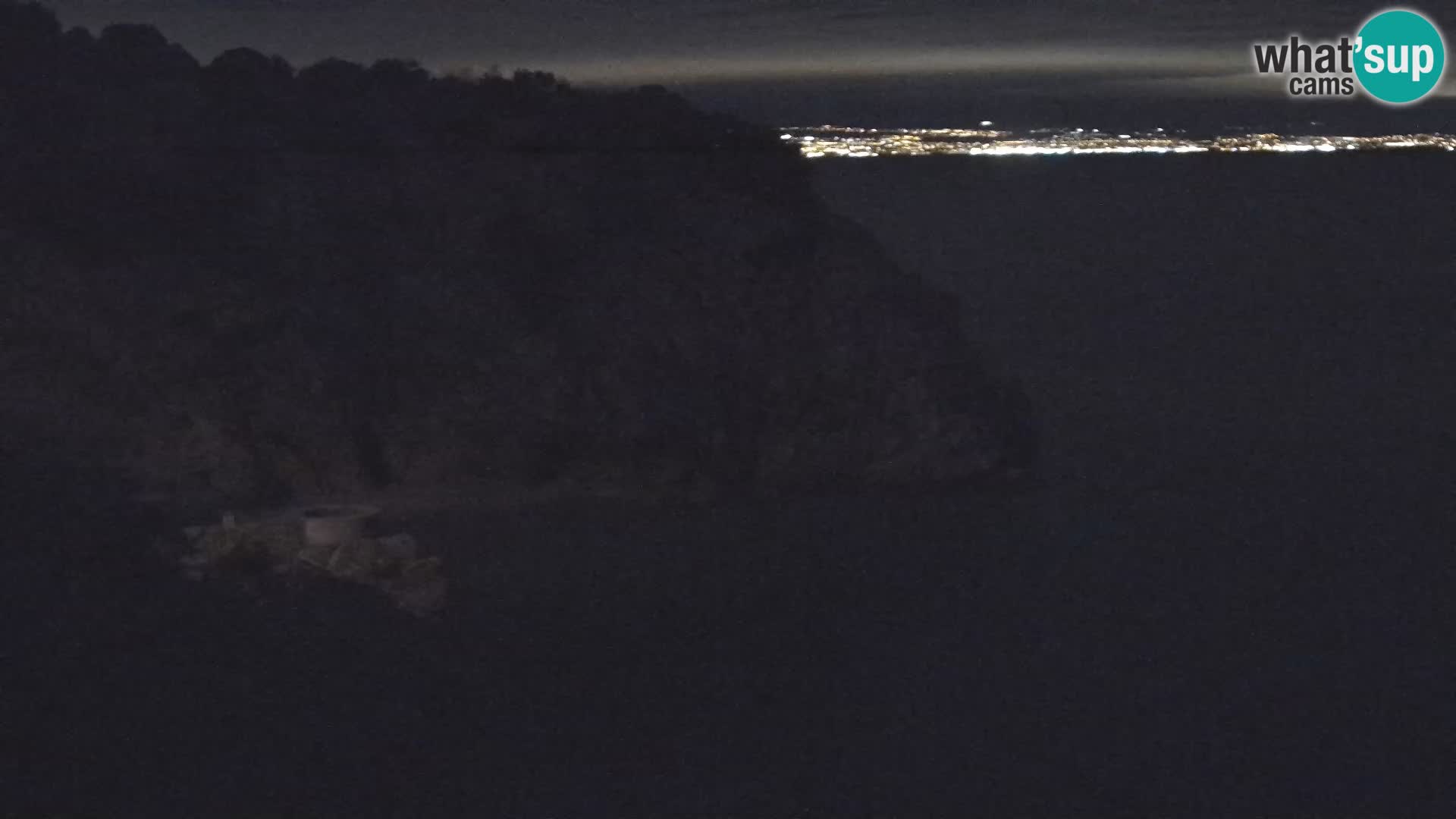 Webcam plage Brseč à Mošćenička Draga, Croatie