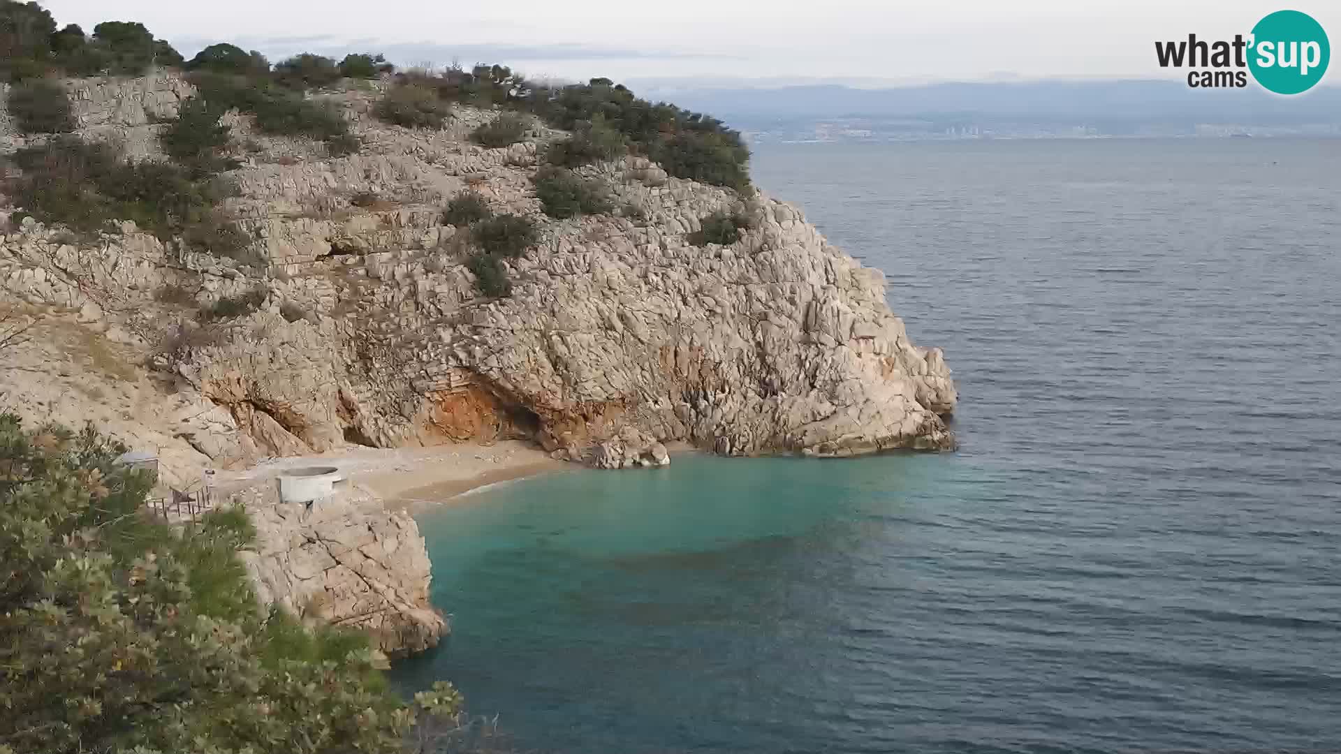 Webcam Brseč Strand – Mošćenička Draga – Kroatien