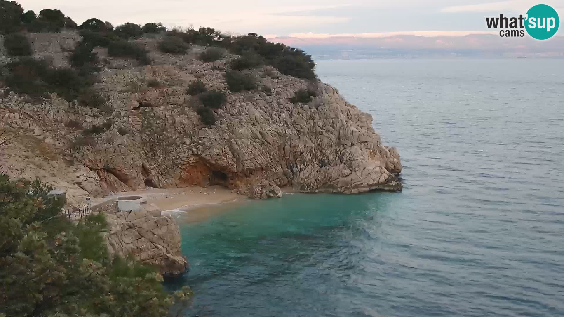 Webcam Brseč Strand – Mošćenička Draga – Kroatien