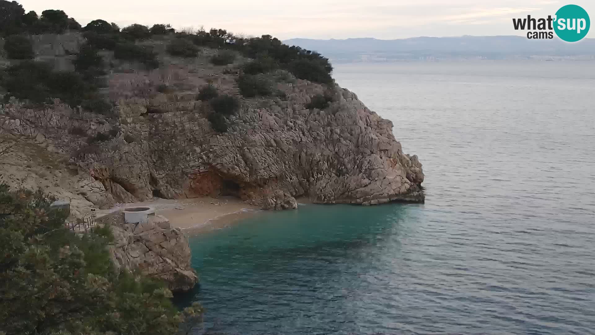 Webcam Brseč beach – Mošćenička Draga – Croatia