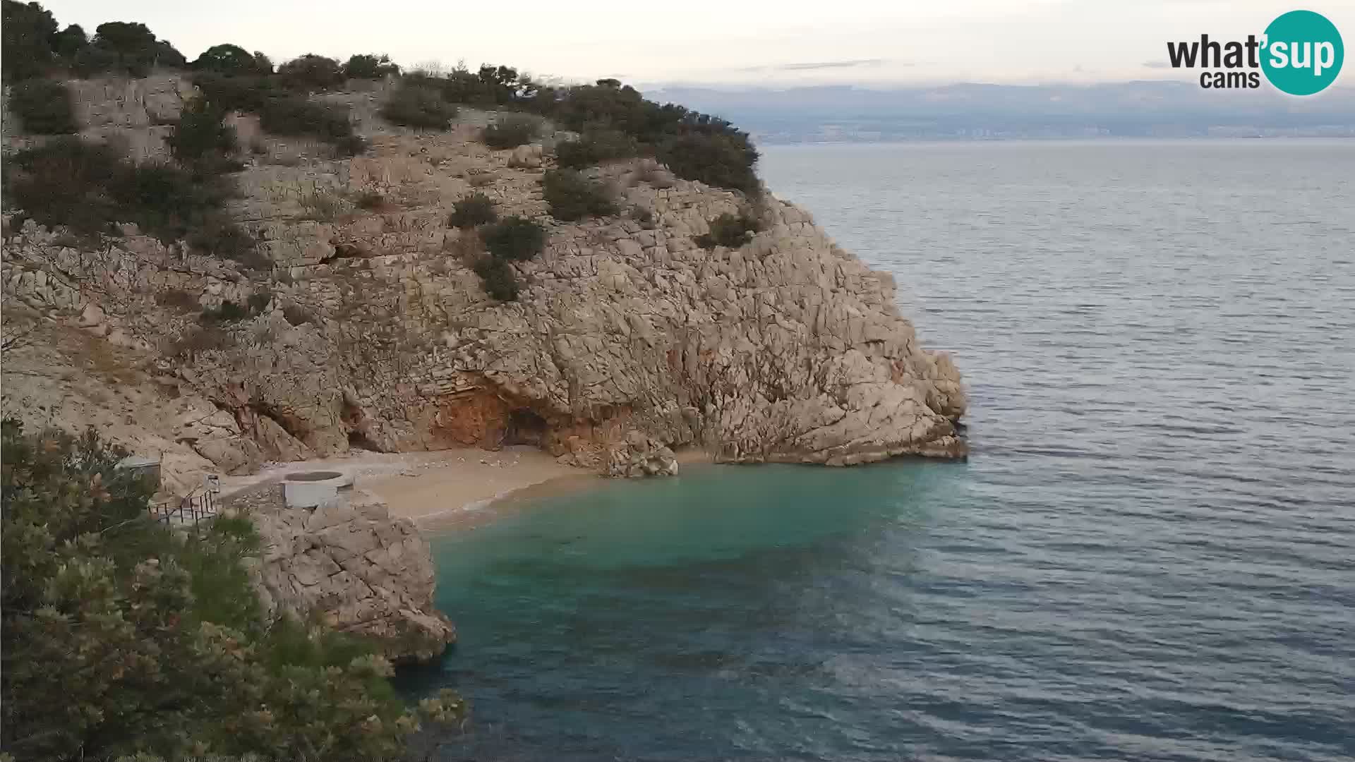 Web kamera plaže Brseč – Mošćenička Draga – Hrvatska