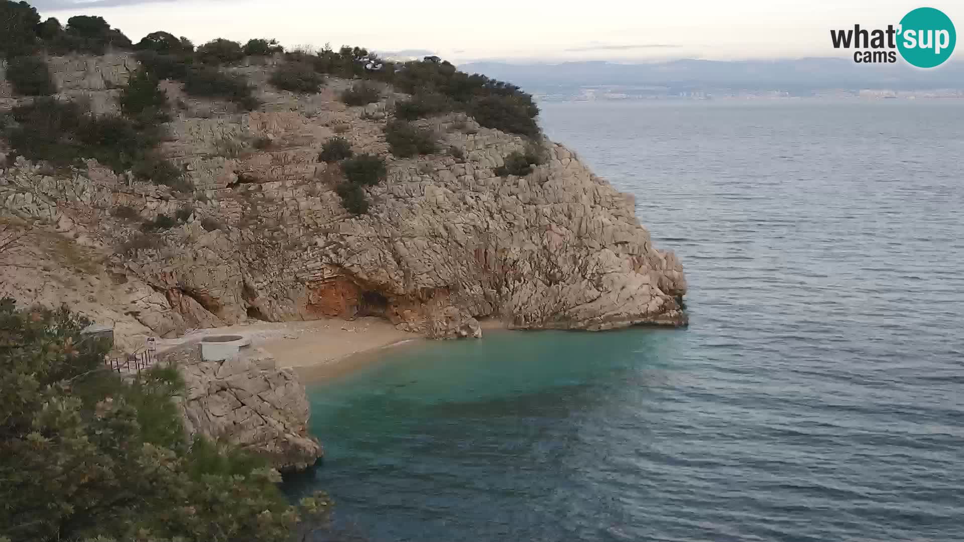 Web kamera plaže Brseč – Mošćenička Draga – Hrvatska
