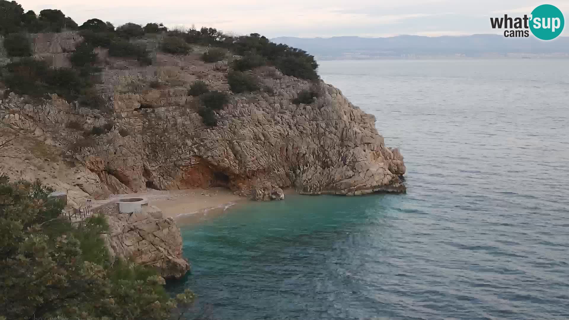 Webcam Brseč beach – Mošćenička Draga – Croatia
