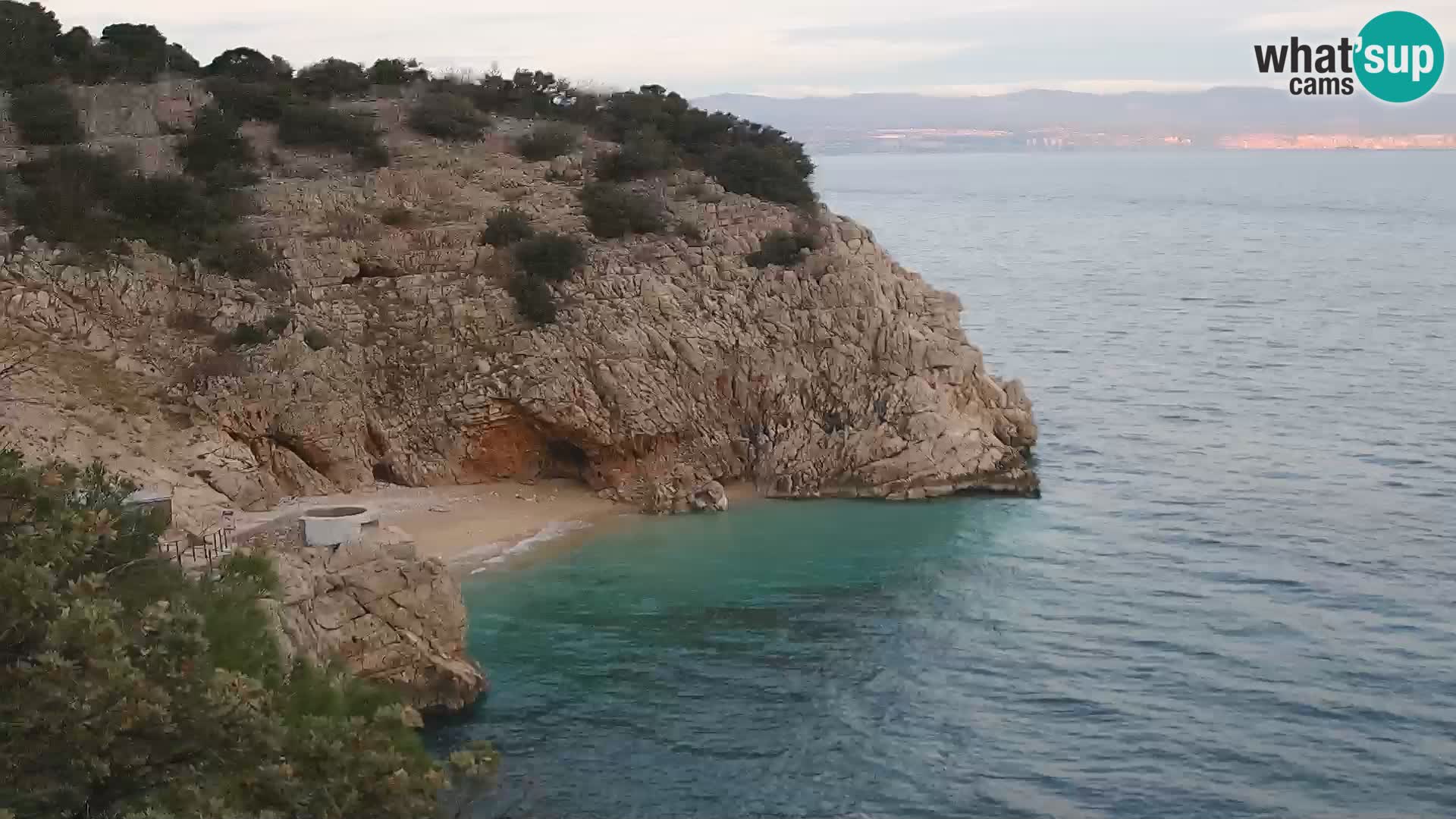 Web kamera plaže Brseč – Mošćenička Draga – Hrvatska