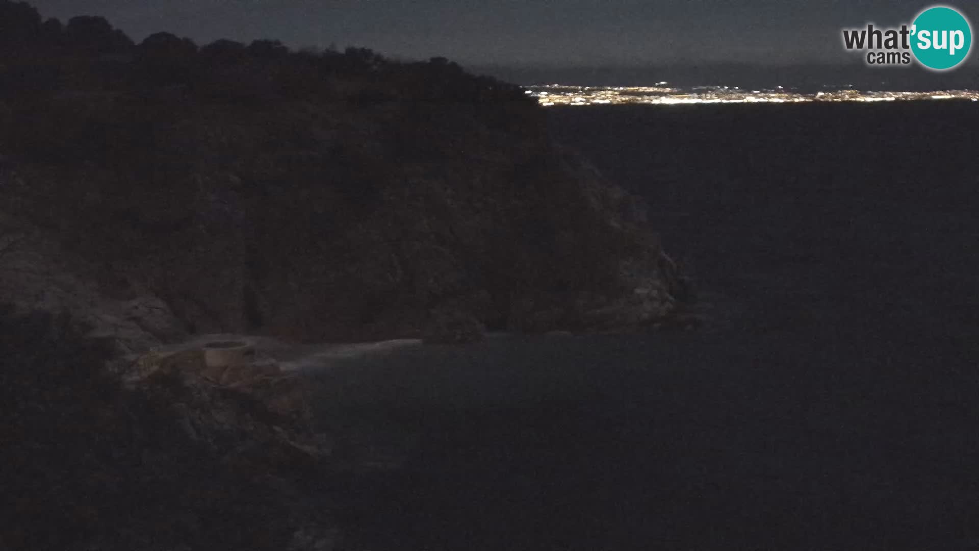 Webcam plage Brseč à Mošćenička Draga, Croatie